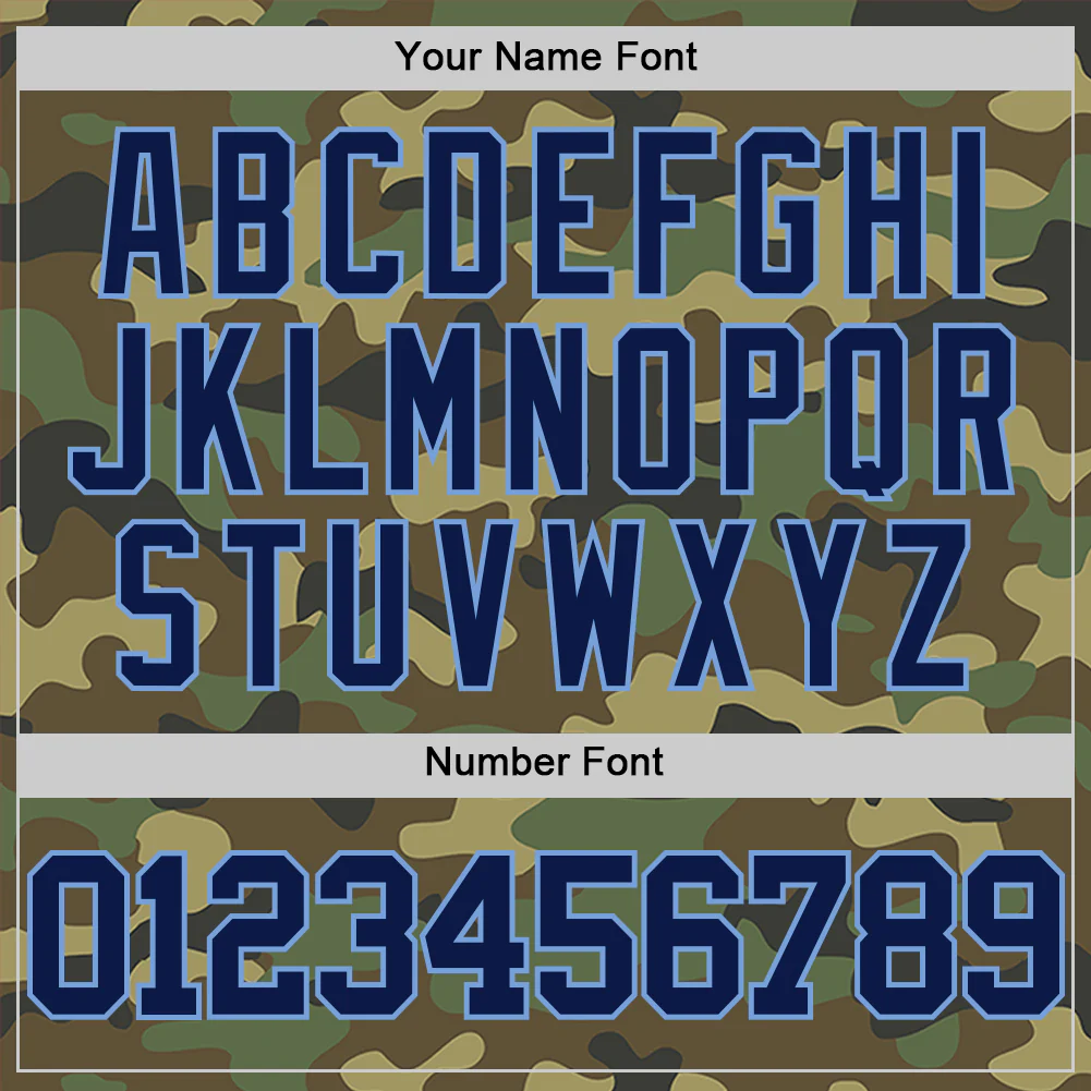 Custom Camo Navy-Light Blue Authentic Salute To Service Basketball Jersey - Image 4