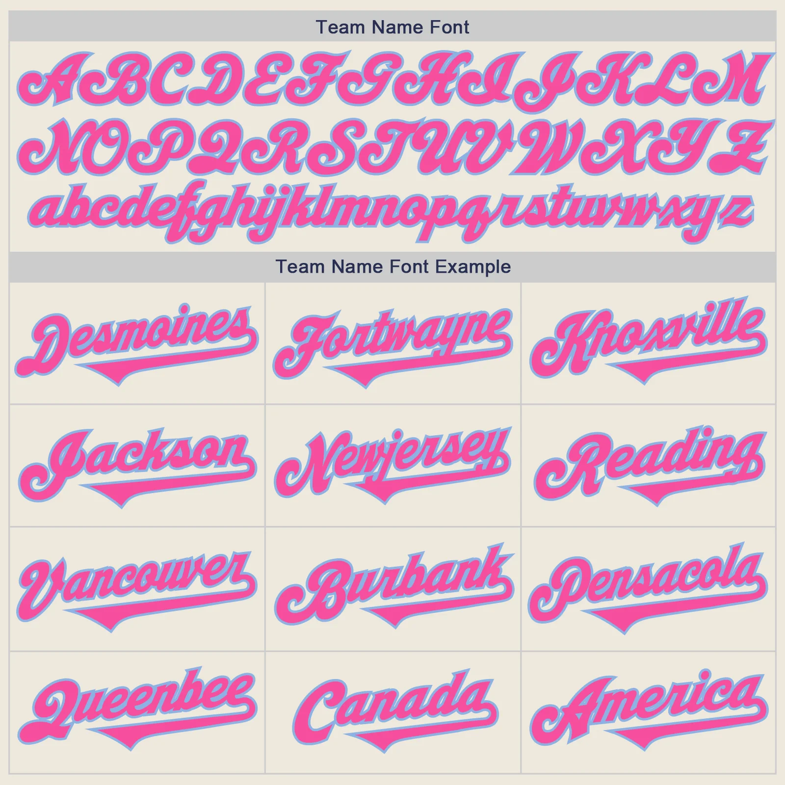 Custom Cream Pink-Light Blue Authentic Two Tone Baseball Jersey - Image 4
