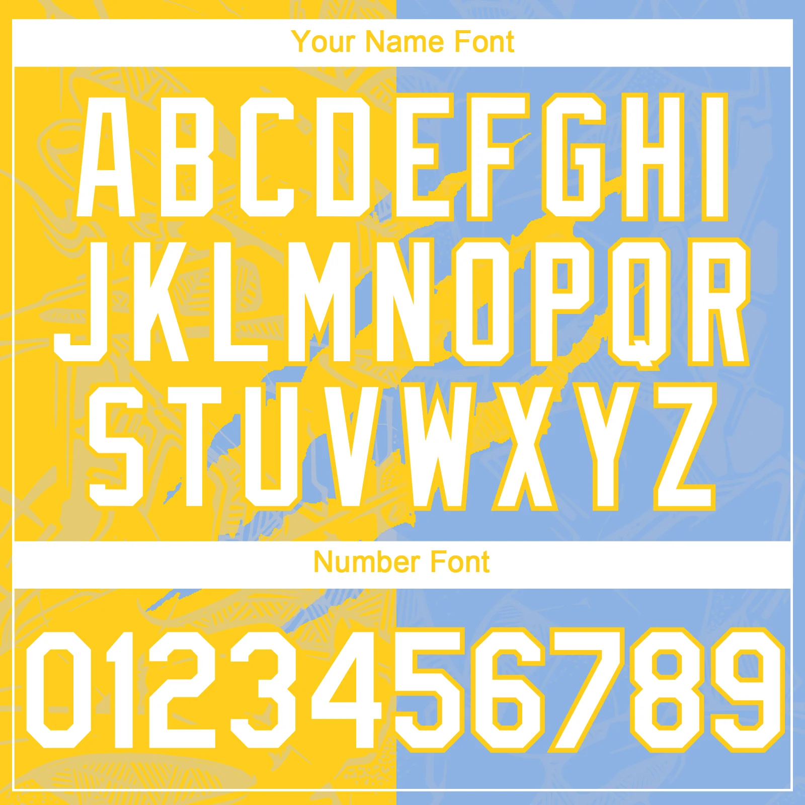Custom Graffiti Pattern White Light Blue-Yellow 3D Scratch Authentic Baseball Jersey - Image 5