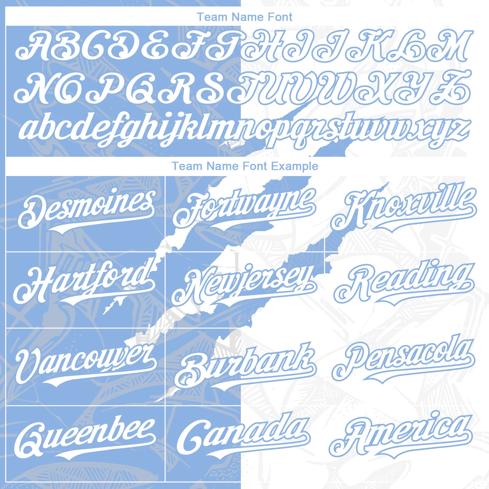 Custom Graffiti Pattern White-Light Blue 3D Scratch Authentic Baseball Jersey - Image 4