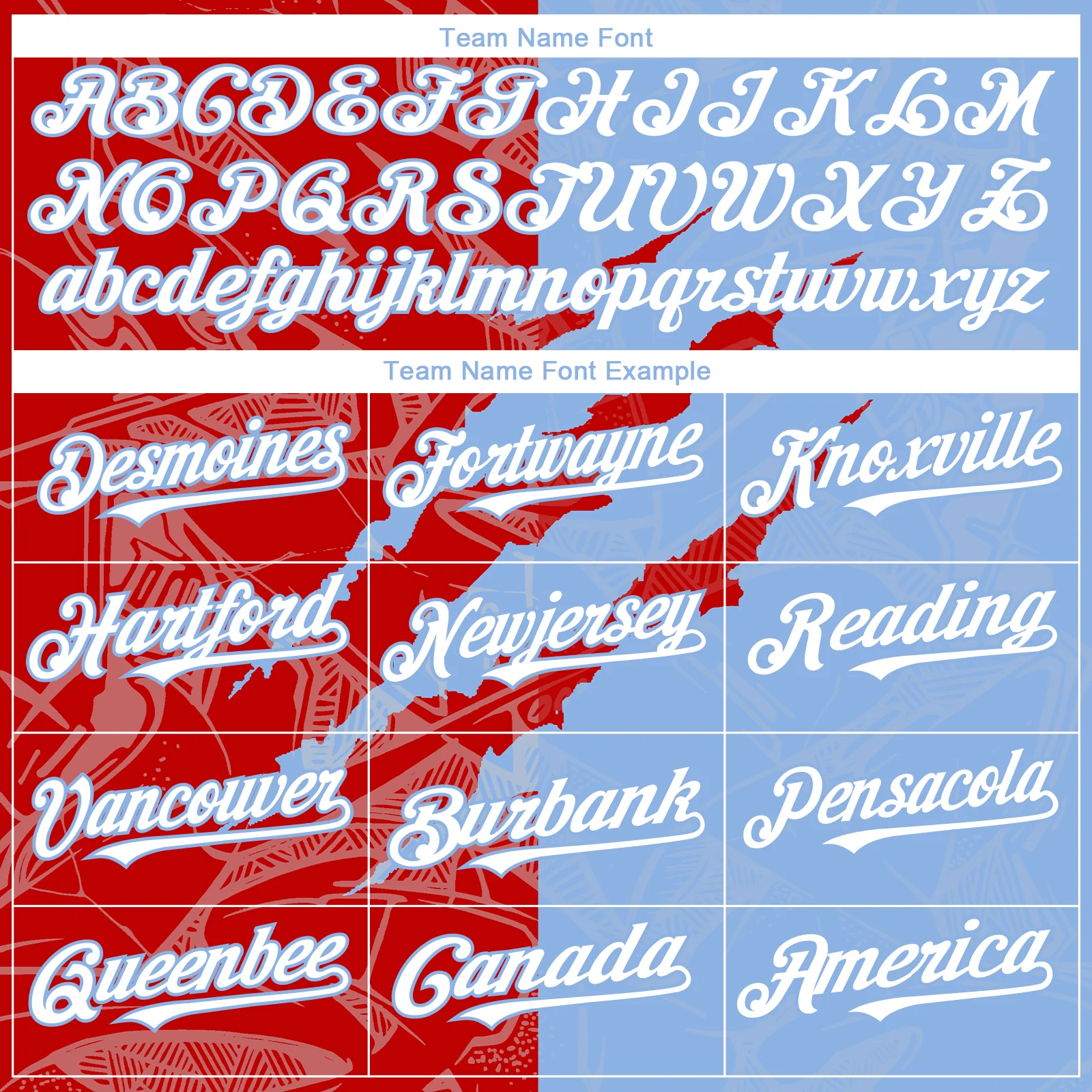 Custom Graffiti Pattern White Light Blue-Red 3D Scratch Authentic Baseball Jersey - Image 4
