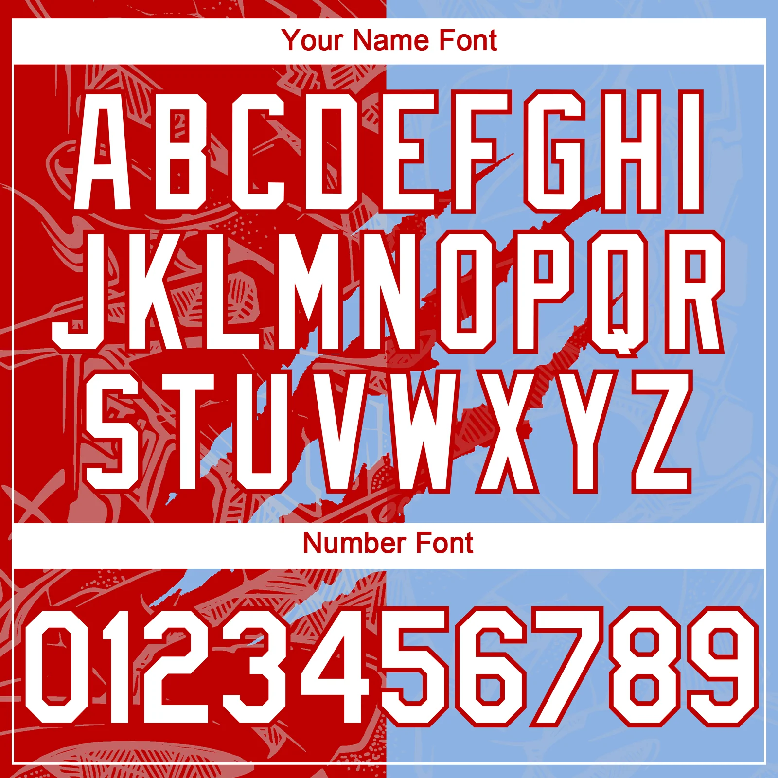 Custom Graffiti Pattern White Light Blue-Red 3D Scratch Authentic Baseball Jersey - Image 5