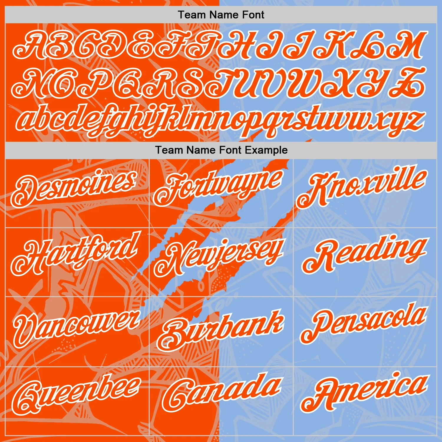 Custom Graffiti Pattern Orange Light Blue-White 3D Scratch Performance Polo Shirt - Image 4