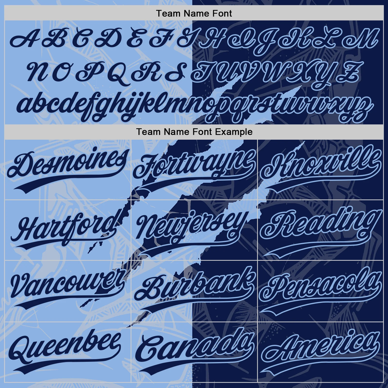 Custom Graffiti Pattern Navy-Light Blue 3D Scratch Two-Button Unisex Softball Jersey - Image 4