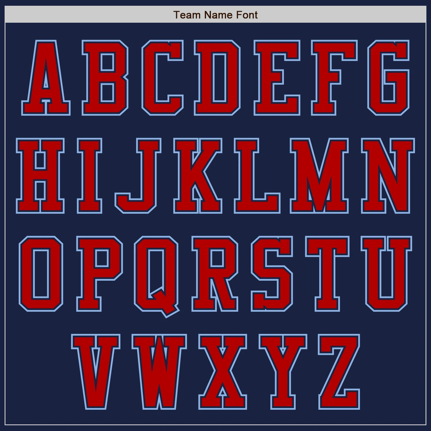 Custom Navy Red-Light Blue Authentic Baseball Jersey - Image 7