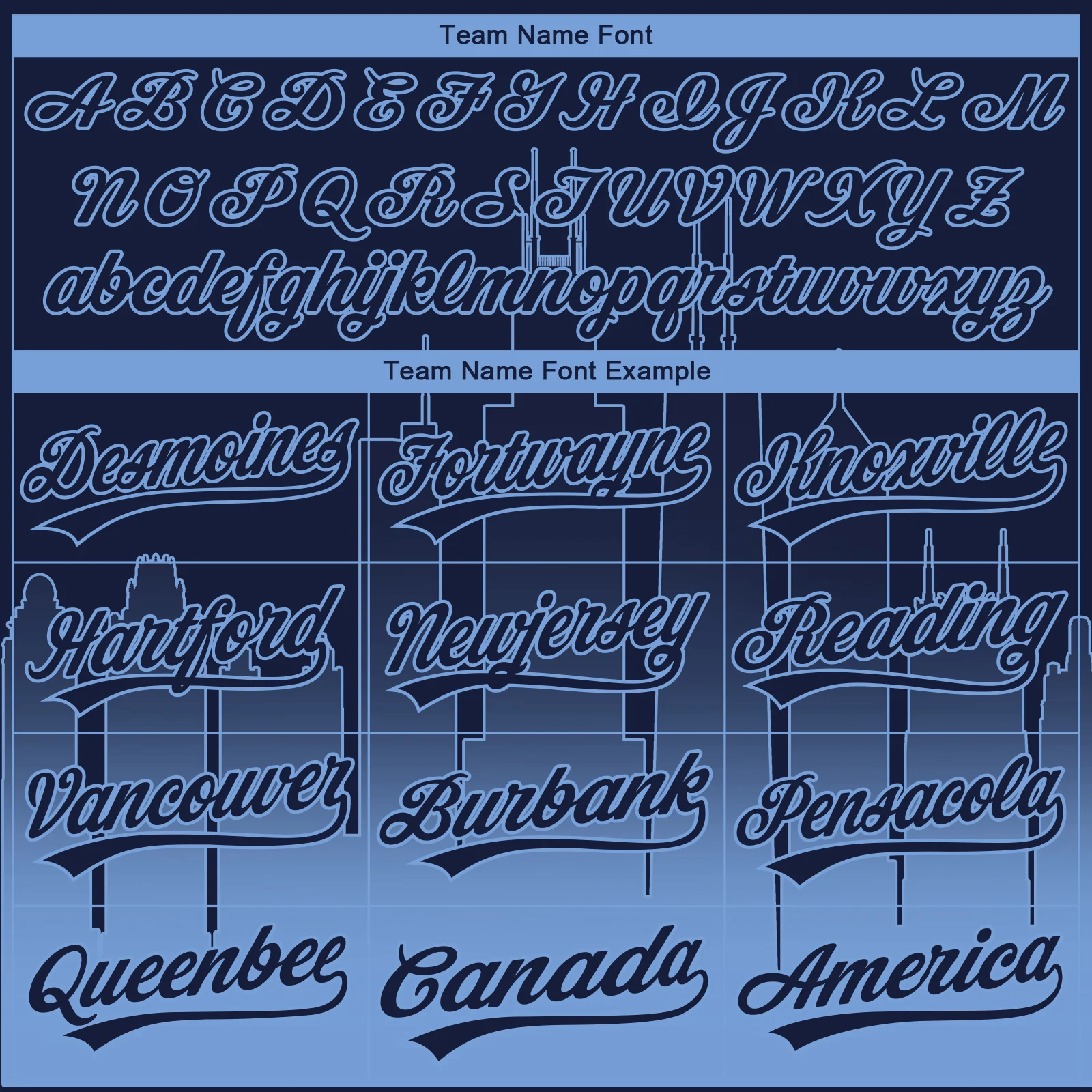 Custom Stitched Navy Light Blue Gradient Fashion Chicago City Edition Sports Pullover Sweatshirt Hoodie - Image 5