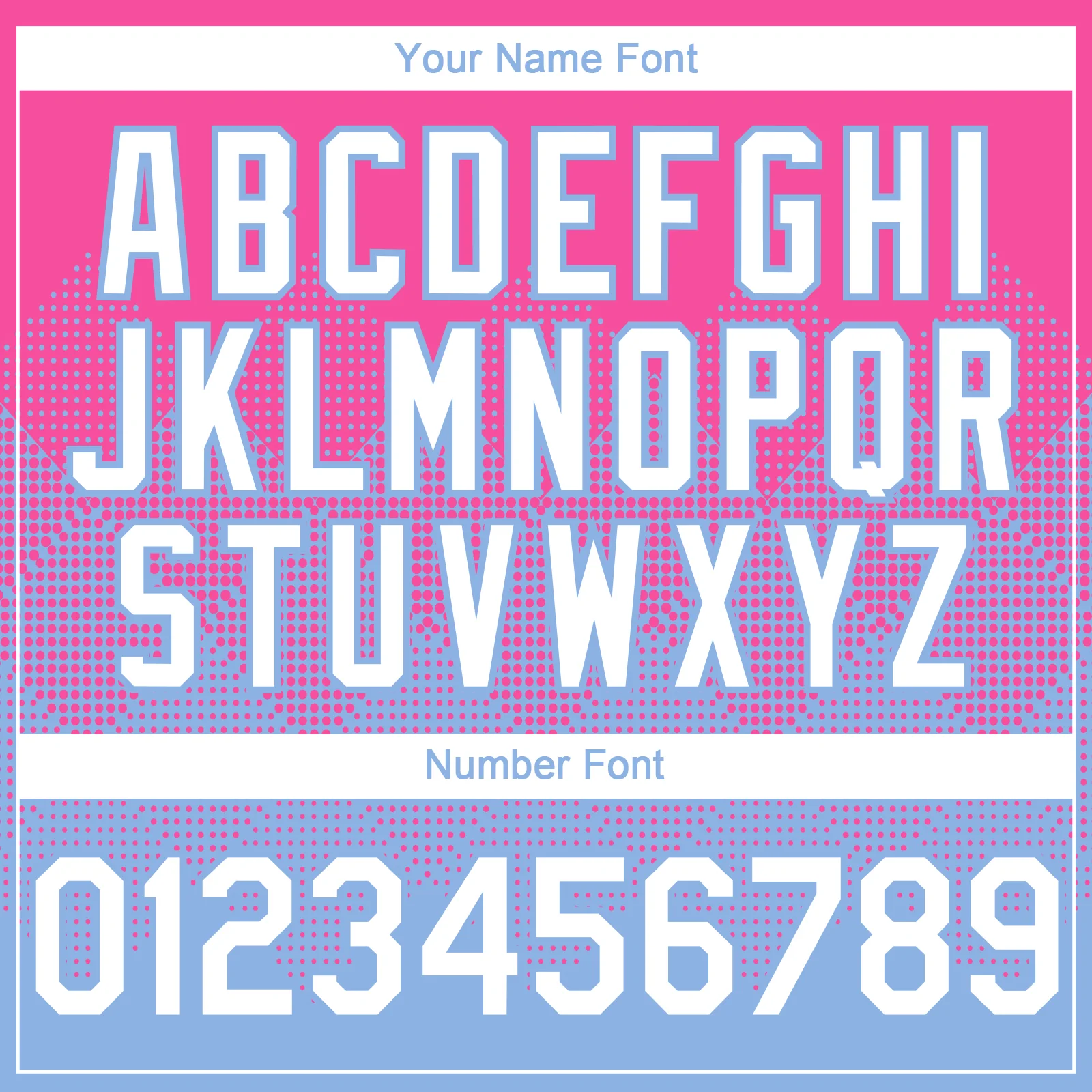 Custom Pink White-Light Blue 3D Gradient Square Shape Authentic Baseball Jersey - Image 5