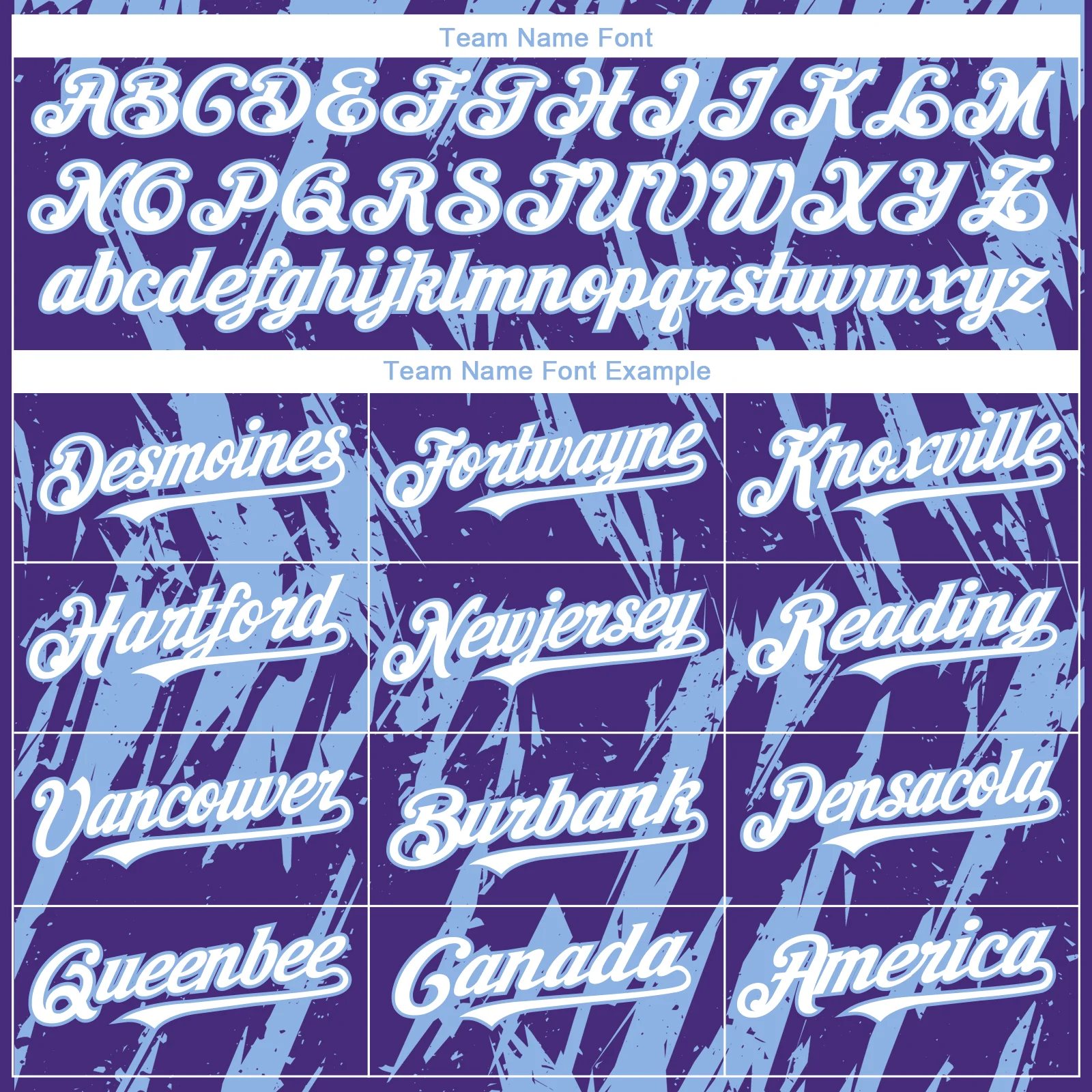 Custom Purple White-Light Blue Splatter Torn Sharp Brush Stroke Authentic Baseball Jersey - Image 4