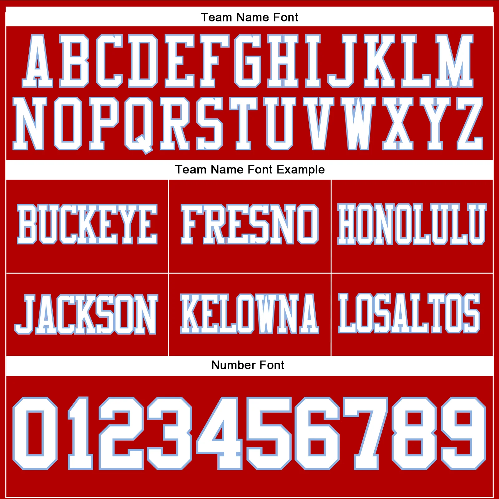 Custom Red White-Light Blue Authentic Football Jersey - Image 4