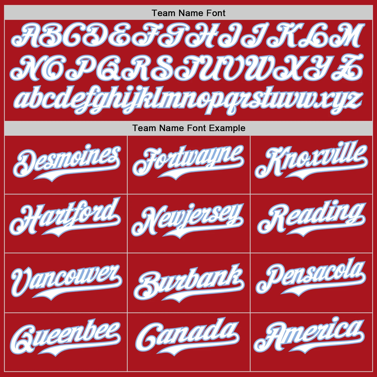 Custom Red Light Blue Pinstripe White Authentic Two Tone Baseball Jersey - Image 4