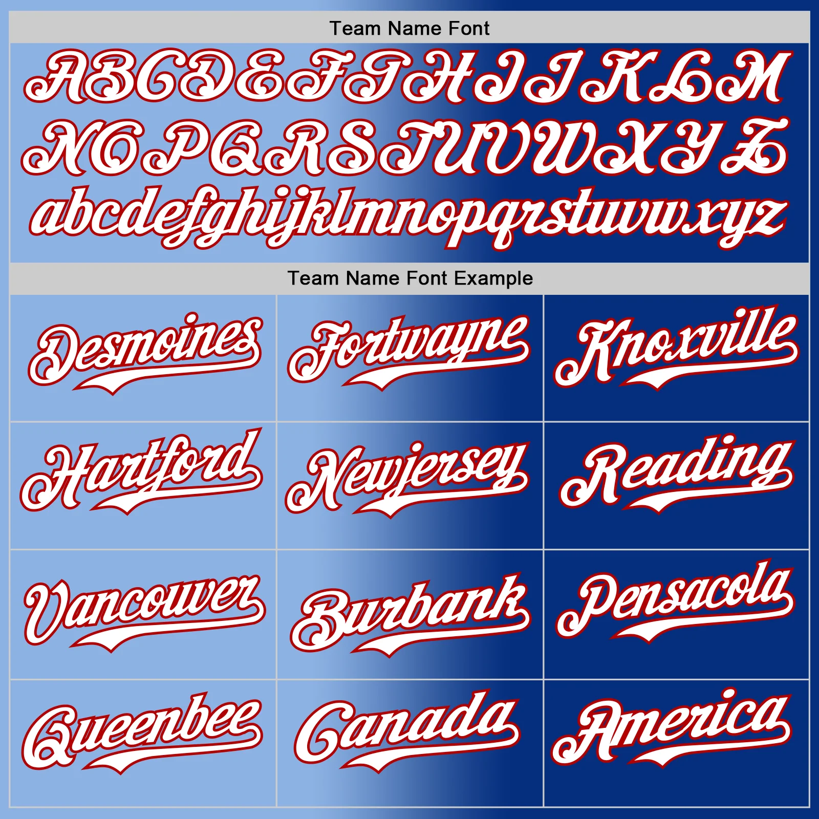 Custom Royal White Light Blue-Red Authentic Gradient Fashion Baseball Jersey - Image 4