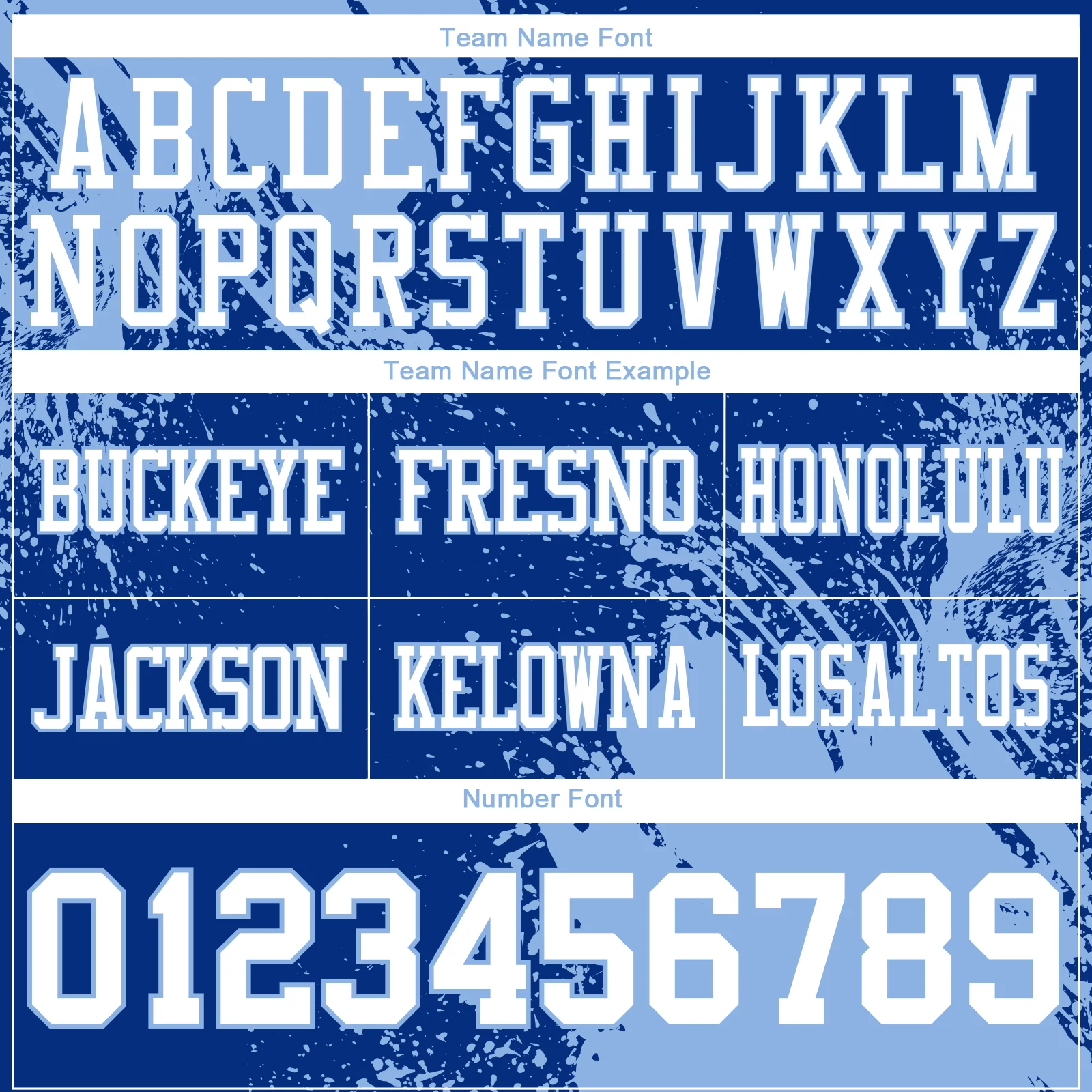 Custom Royal White-Light Blue 3D Pattern Abstract Brush Stroke Authentic Football Jersey - Image 3