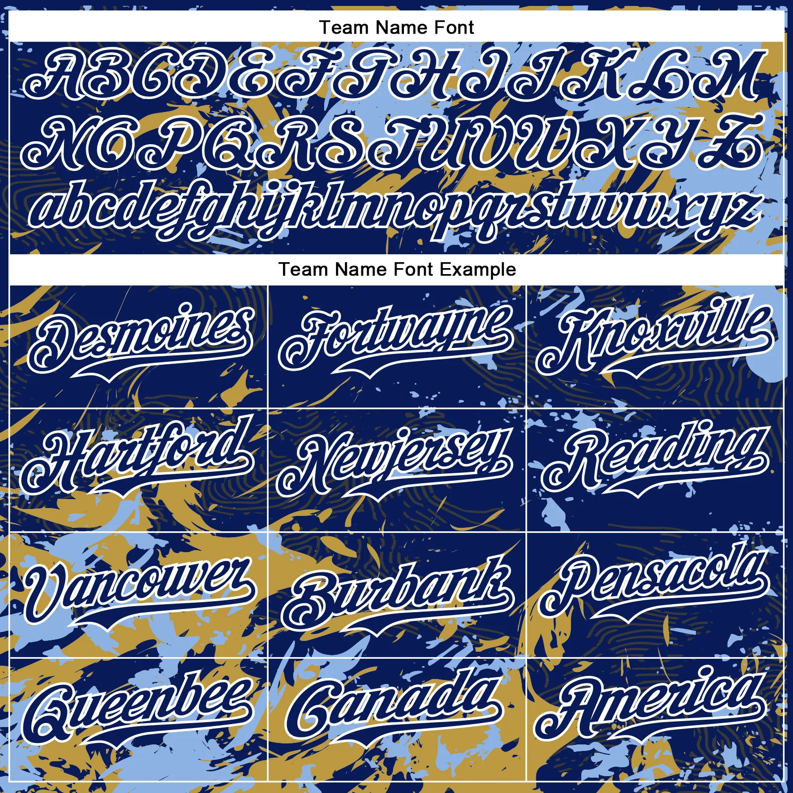 Custom Royal Light Blue Old Gold-White Splash Bomber Full-Snap Varsity Letterman Hoodie Jacket - Image 5