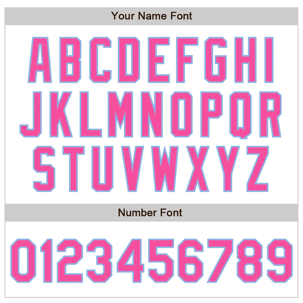 Custom White Pink-Light Blue Authentic Baseball Jersey - Image 4
