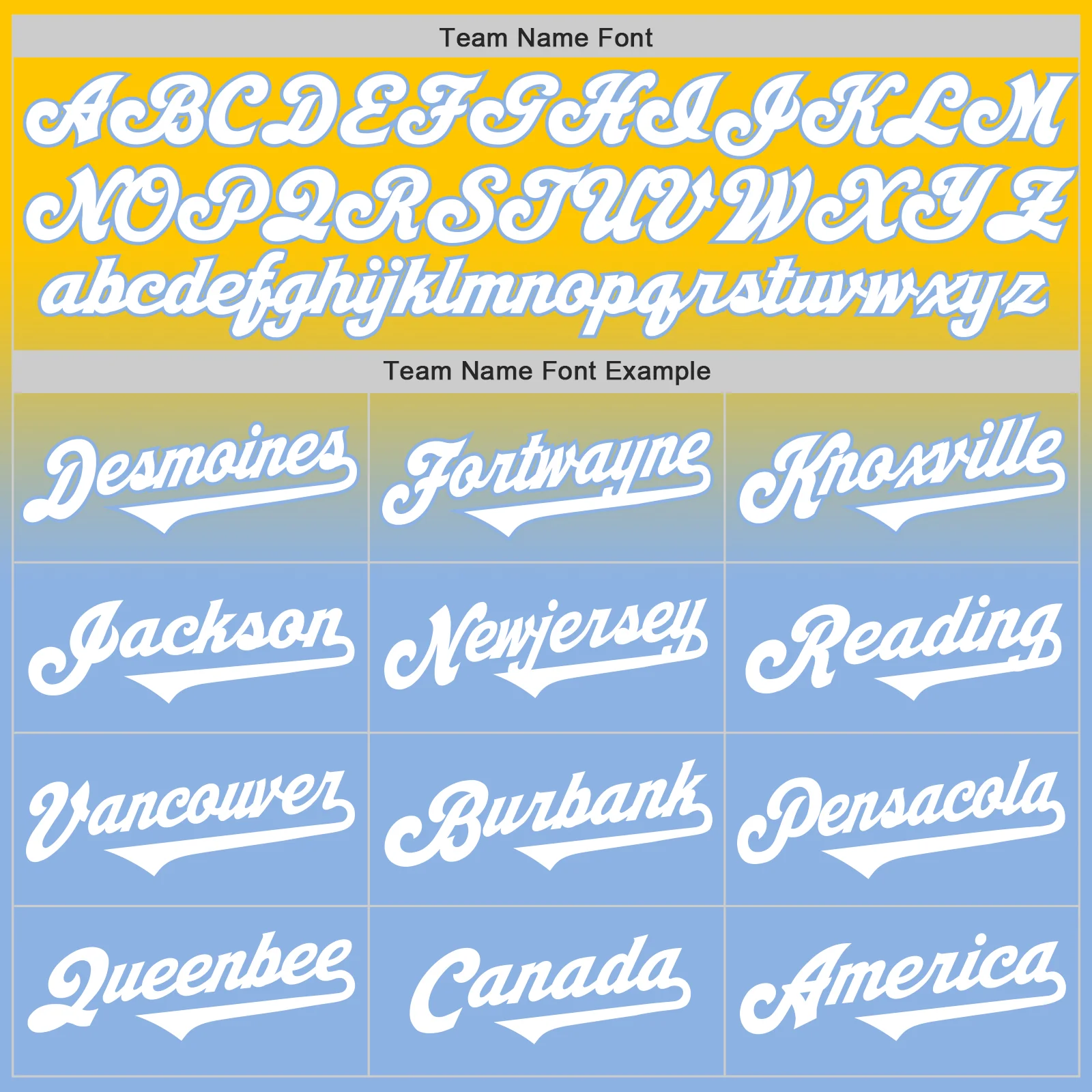 Custom Yellow White-Light Blue Authentic Fade Fashion Baseball Jersey - Image 4