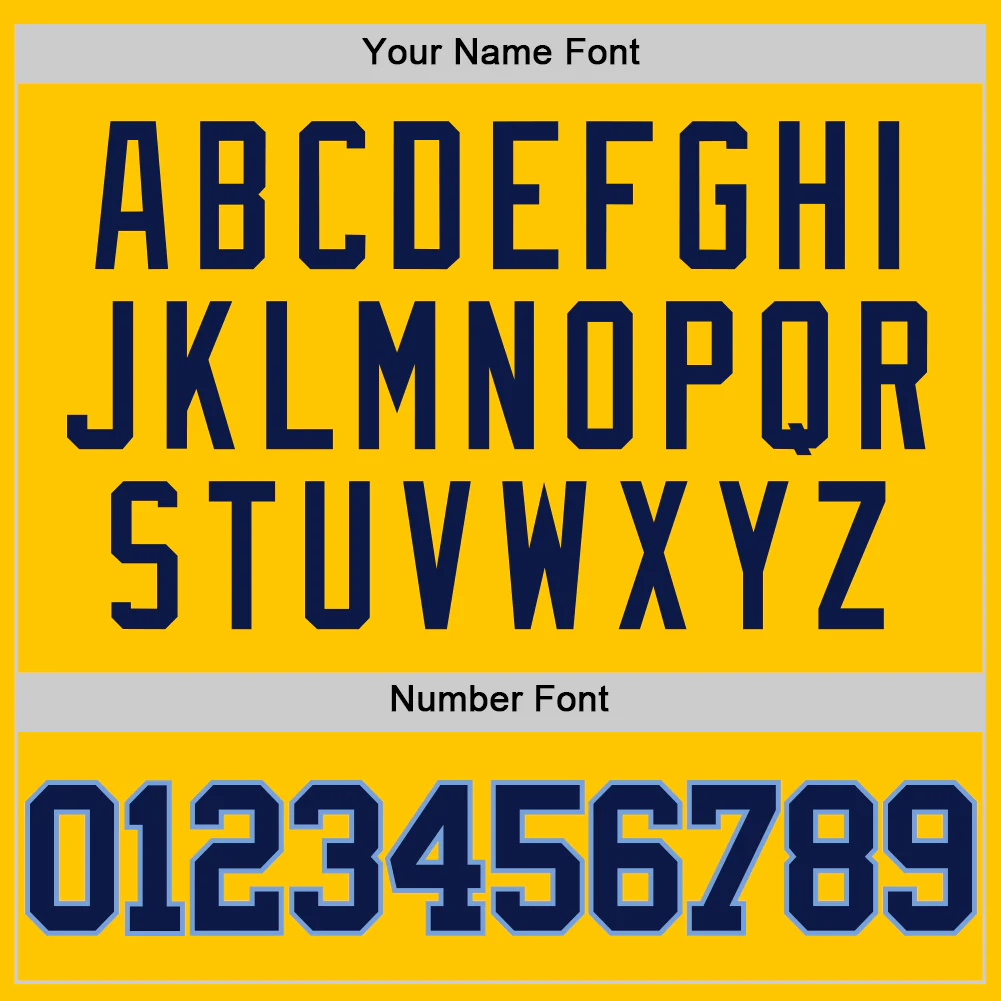 Custom Yellow Navy-Light Blue Authentic Basketball Jersey - Image 4