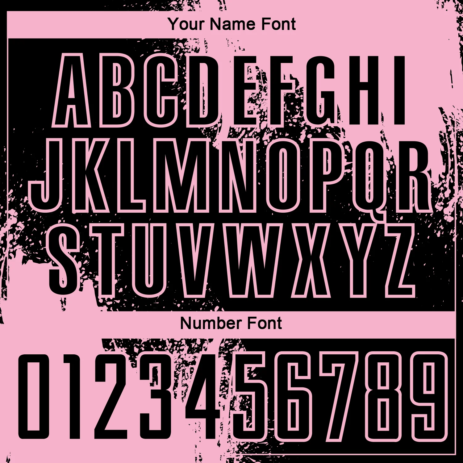 Custom Black Light Pink Abstract Brush Stroke Sports Sublimation Soccer Uniform Jersey - Image 6