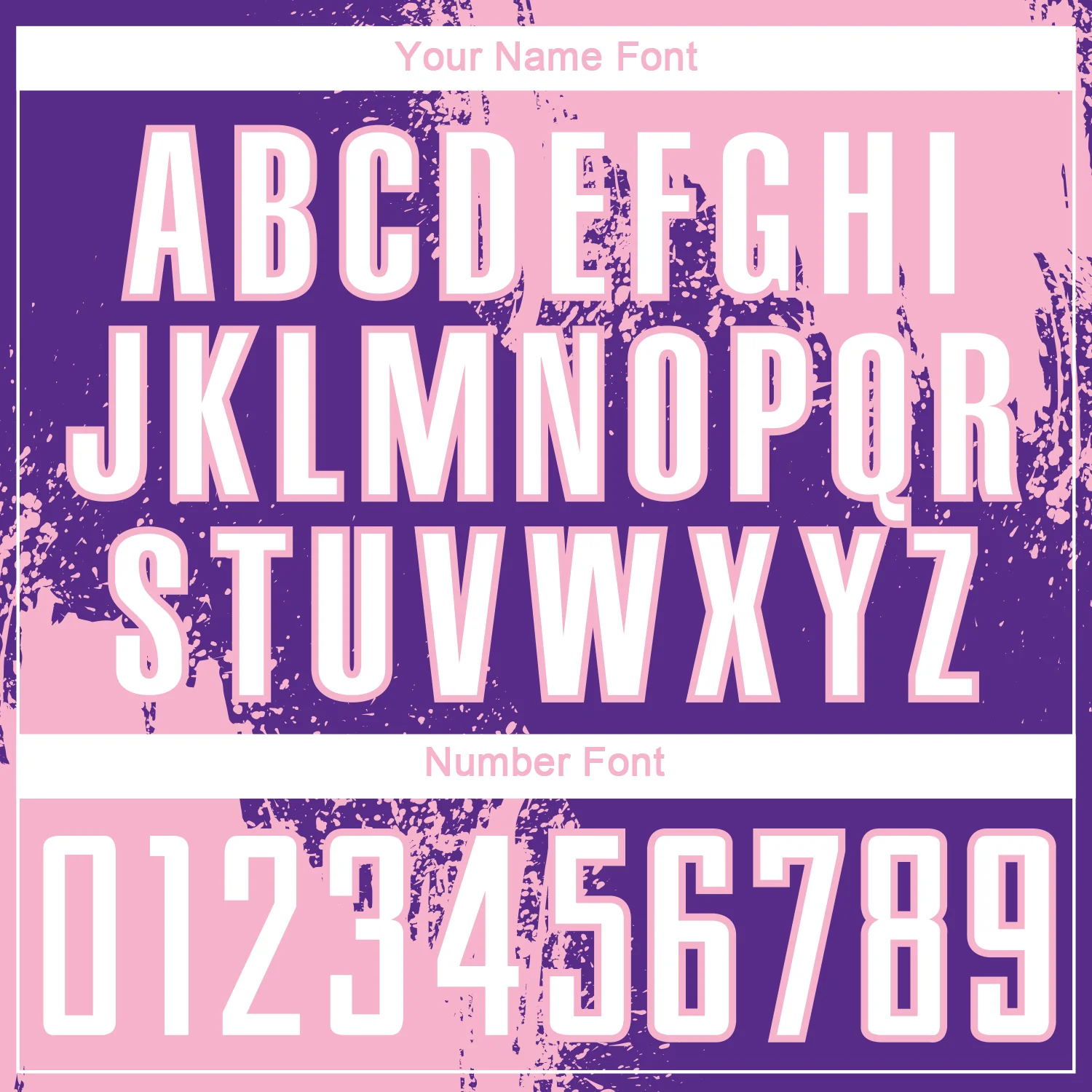 Custom Purple White-Light Pink Abstract Brush Stroke Sports Sublimation Soccer Uniform Jersey - Image 6
