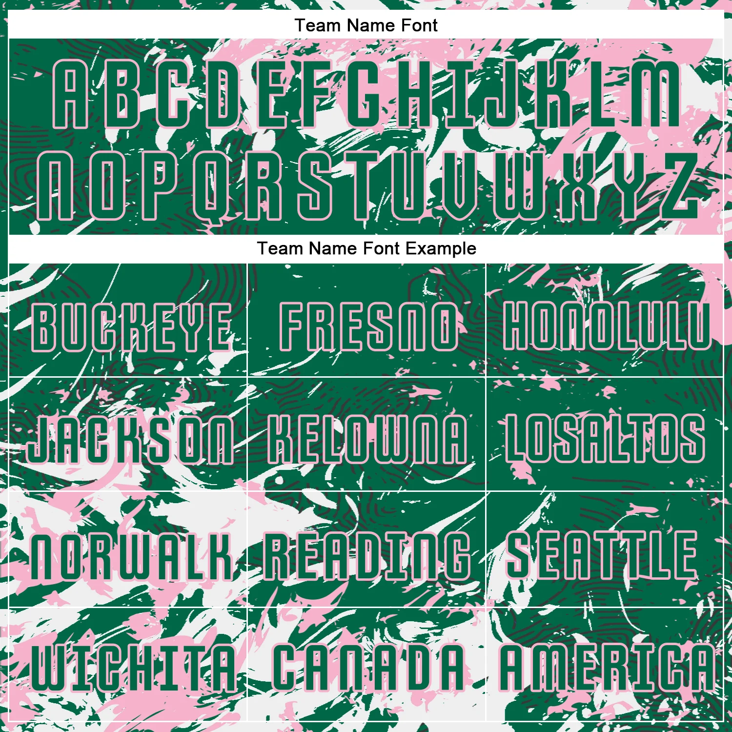 Custom Kelly Green Light Pink-White Fluid Art Splash Sublimation Soccer Uniform Jersey - Image 5