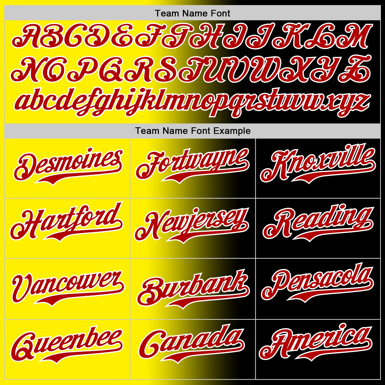 Custom Black Red Light Yellow-White Authentic Gradient Fashion Baseball Jersey - Image 4