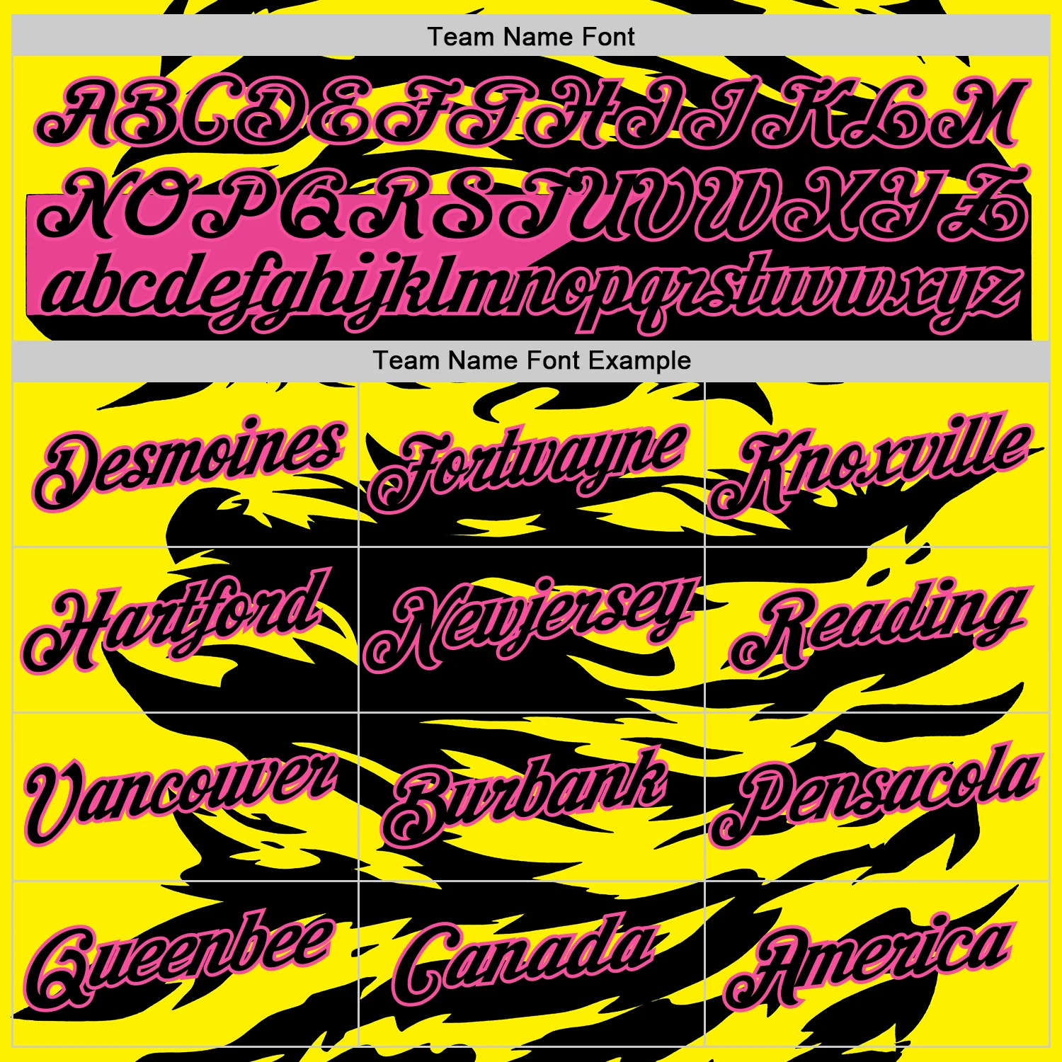 Custom Black Light Yellow-Pink 3D Abstract Flame Sports Pullover Sweatshirt Hoodie - Image 3