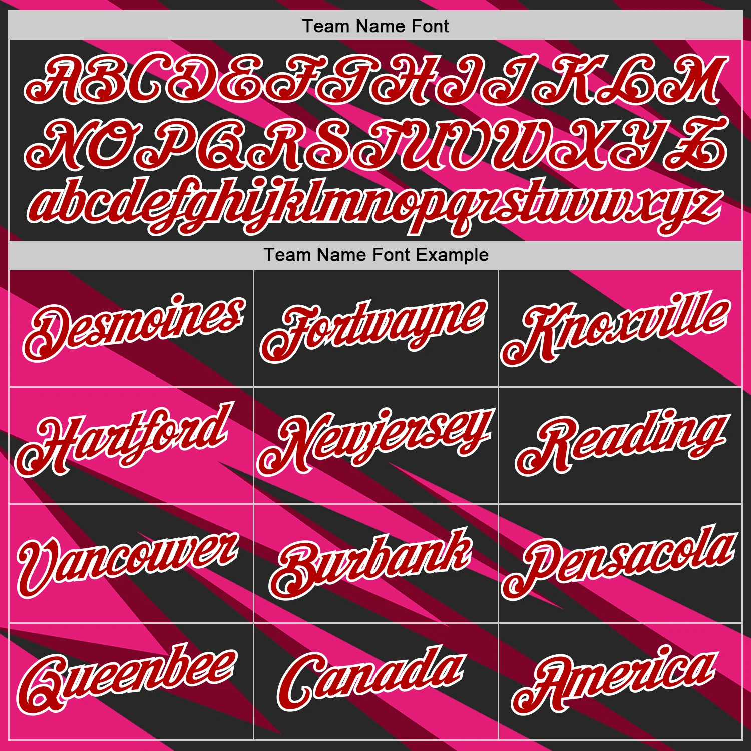 Custom Black Red Maroon-Hot Pink 3D Esports Performance T-Shirt - Image 3