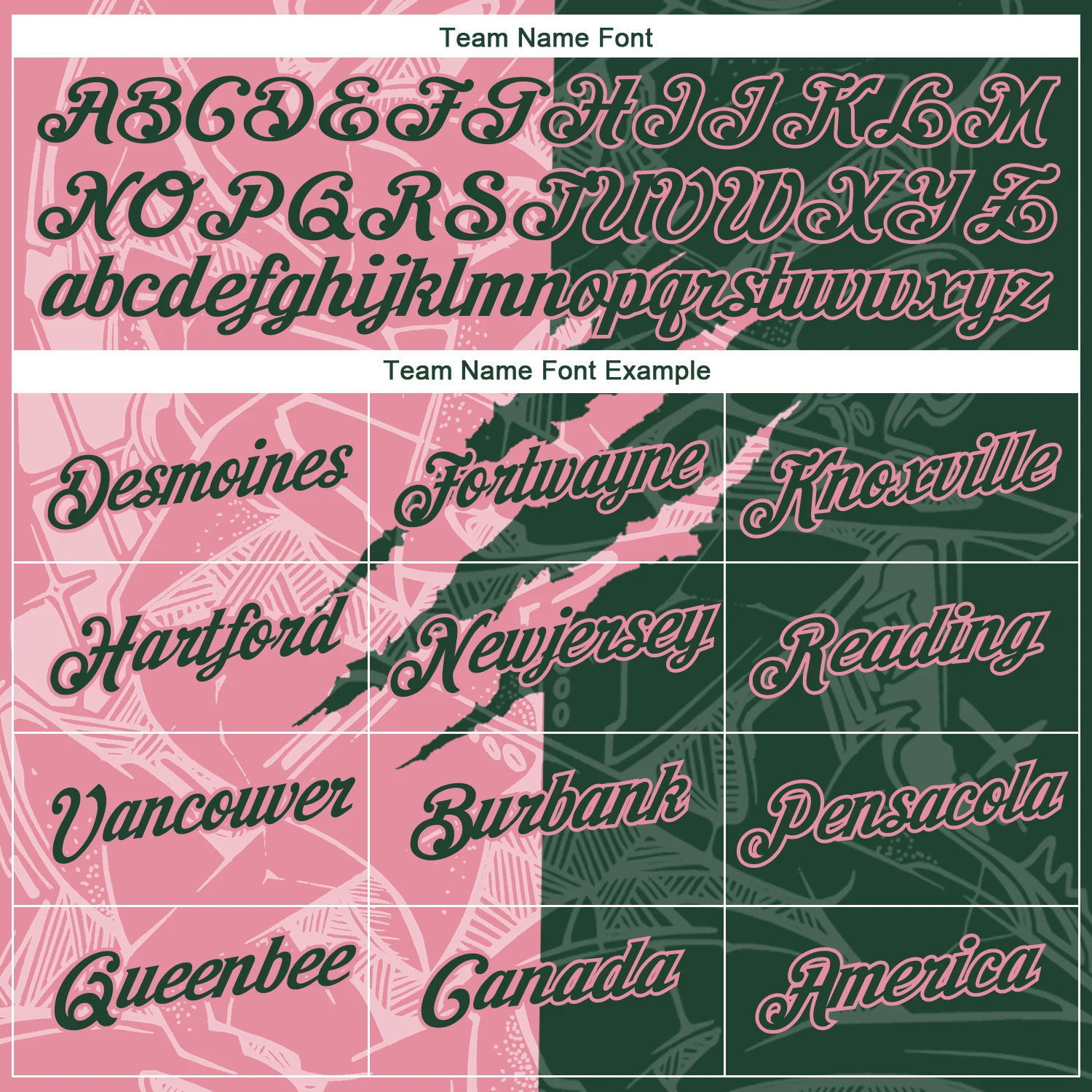 Custom Graffiti Pattern Green-Medium Pink Scratch 3D Performance T-Shirt - Image 3