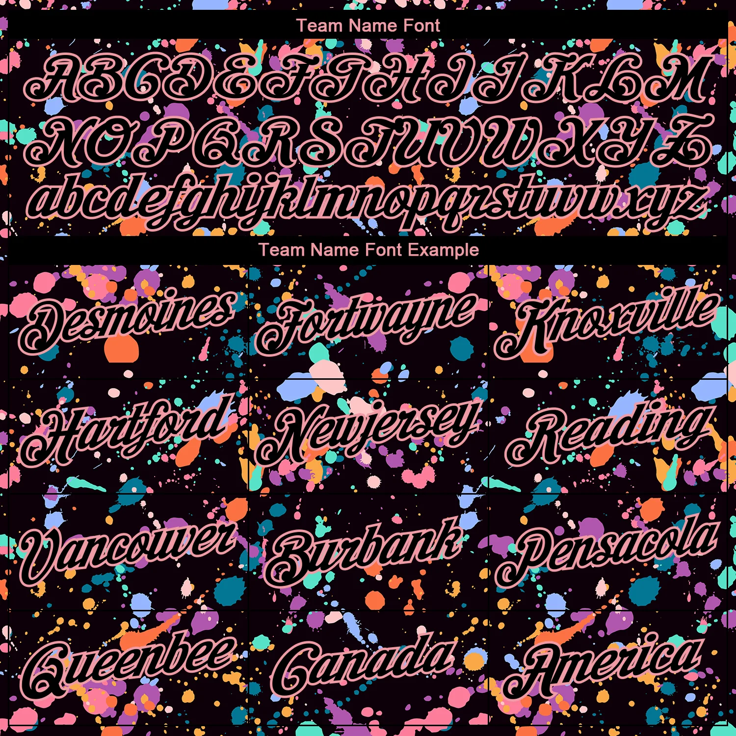 Custom Stitched Graffiti Pattern Black-Medium Pink 3D Splash Grunge Art Sports Pullover Sweatshirt Hoodie - Image 3