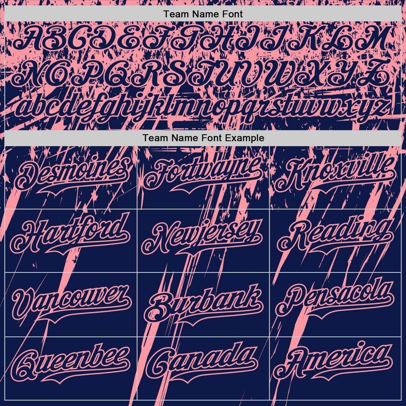 Custom Navy Medium Pink Distressed Scratch Brush Stroke Authentic Baseball Jersey - Image 4