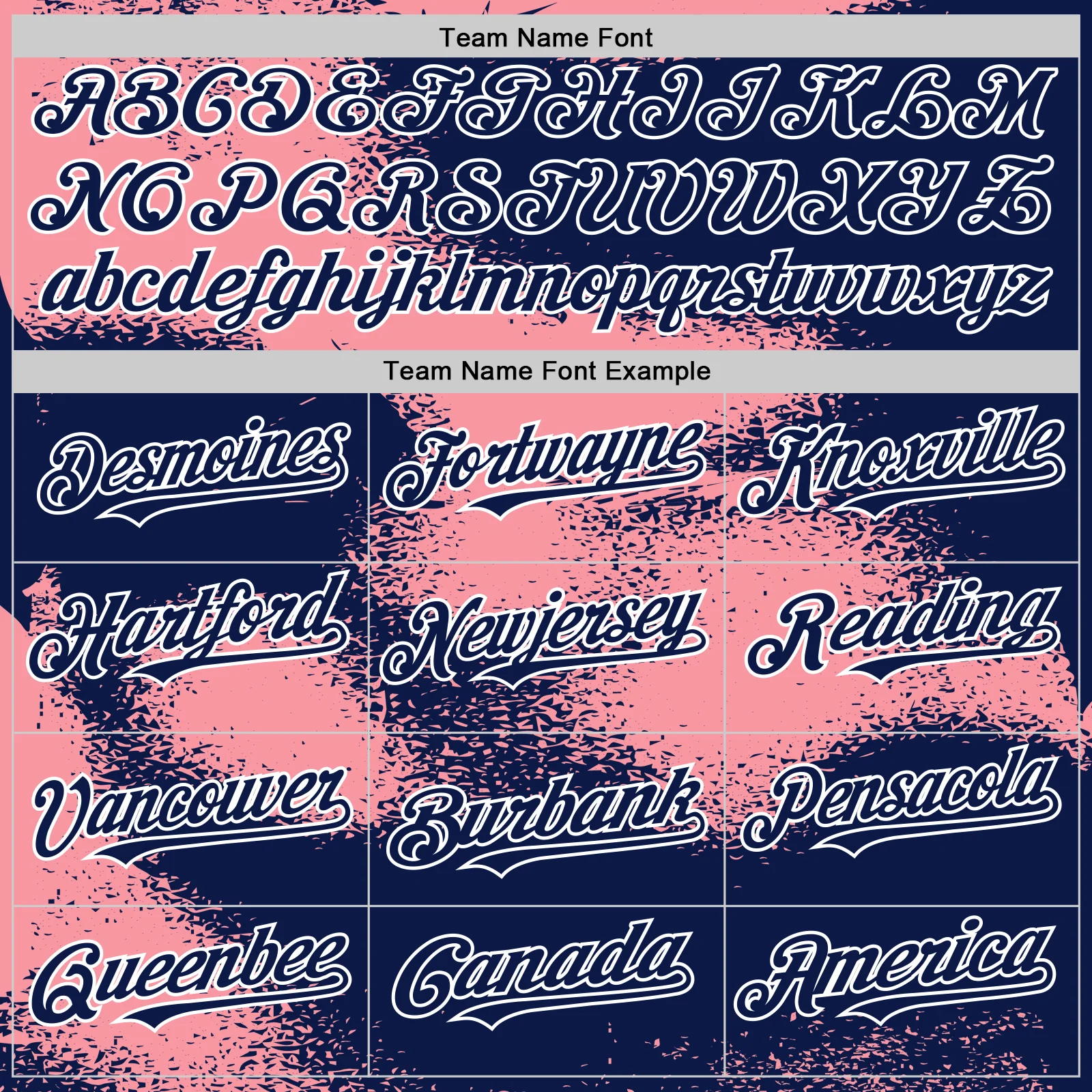 Custom Navy Medium Pink-White Abstract Color Blocks Fragment Pattern Bomber Full-Snap Varsity Letterman Hoodie Jacket - Image 5