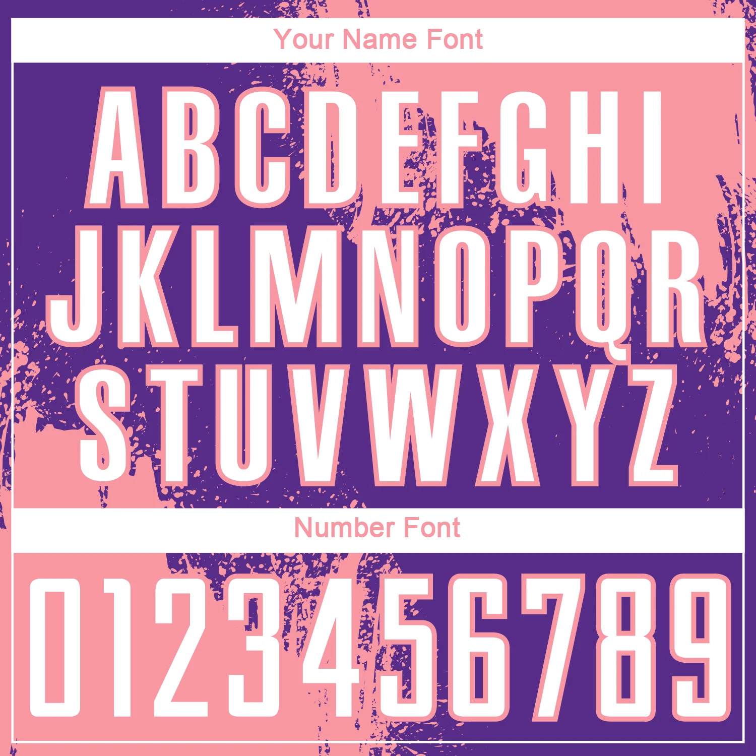 Custom Purple White-Medium Pink Abstract Brush Stroke Sports Sublimation Soccer Uniform Jersey - Image 6