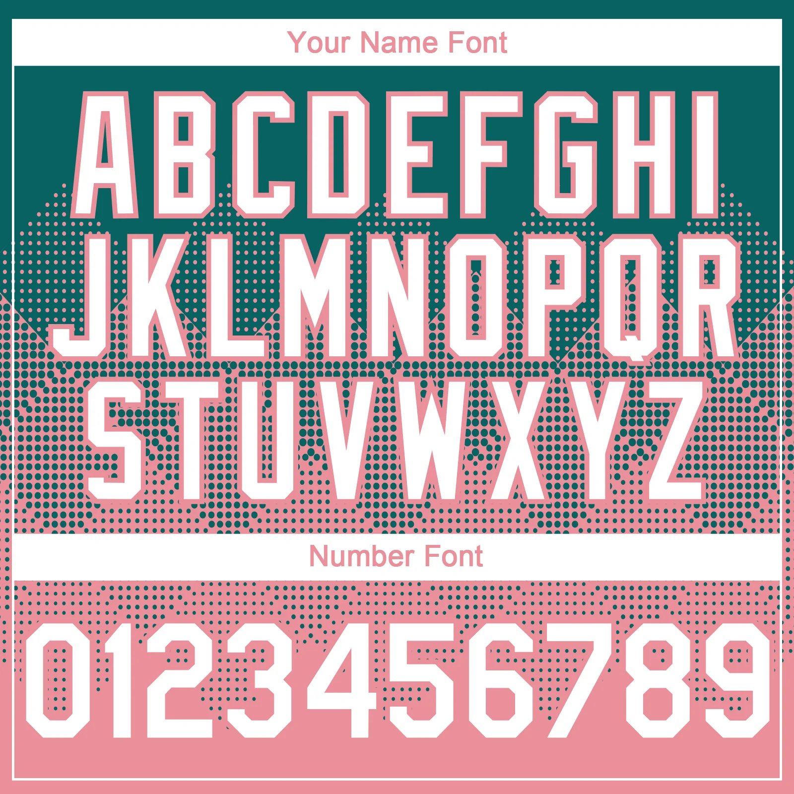 Custom Teal White-Medium Pink 3D Gradient Square Shape Authentic Baseball Jersey - Image 5