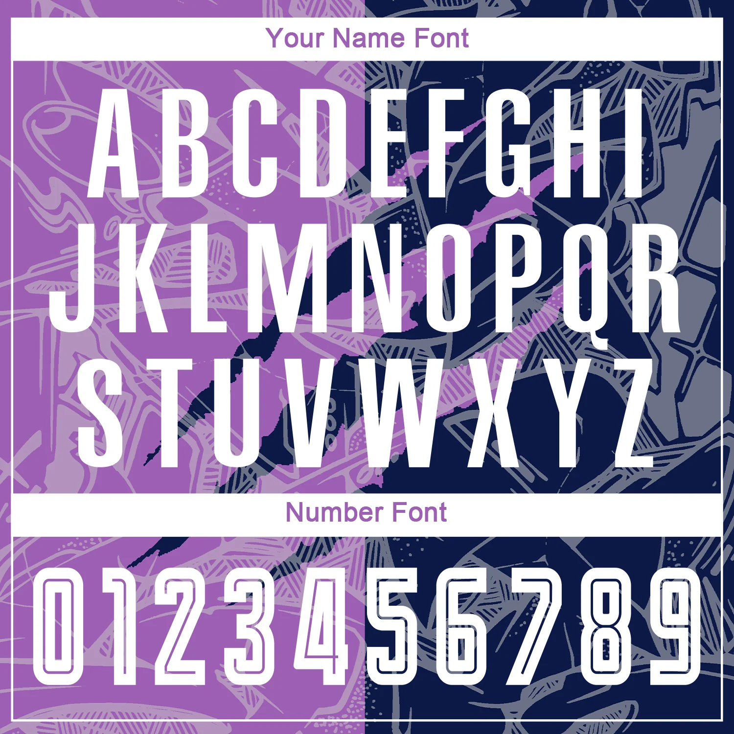 Custom Graffiti Pattern Medium Purple-Navy Scratch Sublimation Soccer Uniform Jersey - Image 6