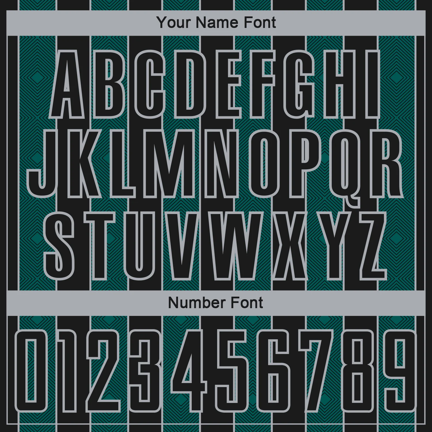 Custom Black Midnight Green-Gray Pinstripe Line Sports Sublimation Soccer Uniform Jersey - Image 6