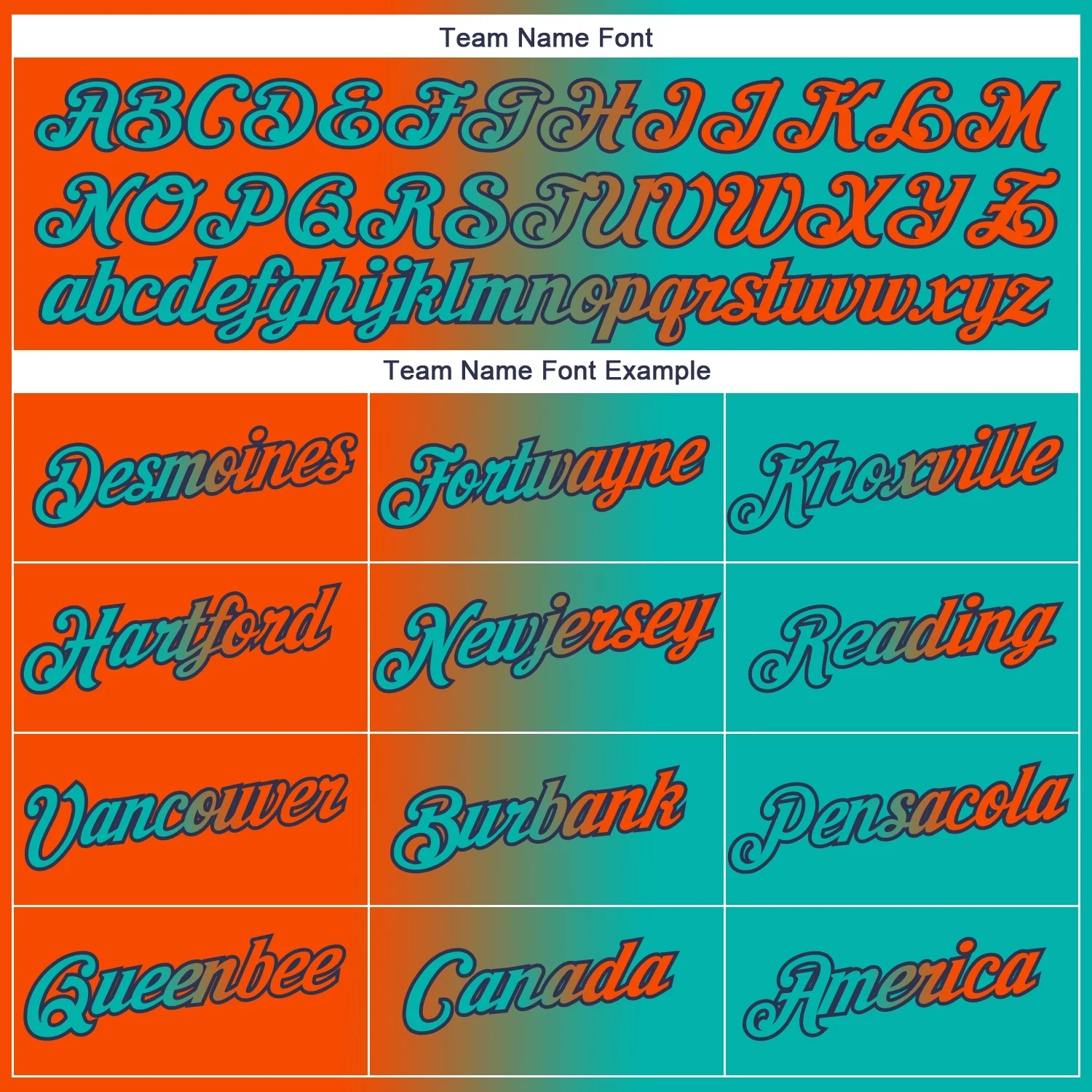 Custom Aqua Orange-Navy Gradient Fashion Performance T-Shirt - Image 3