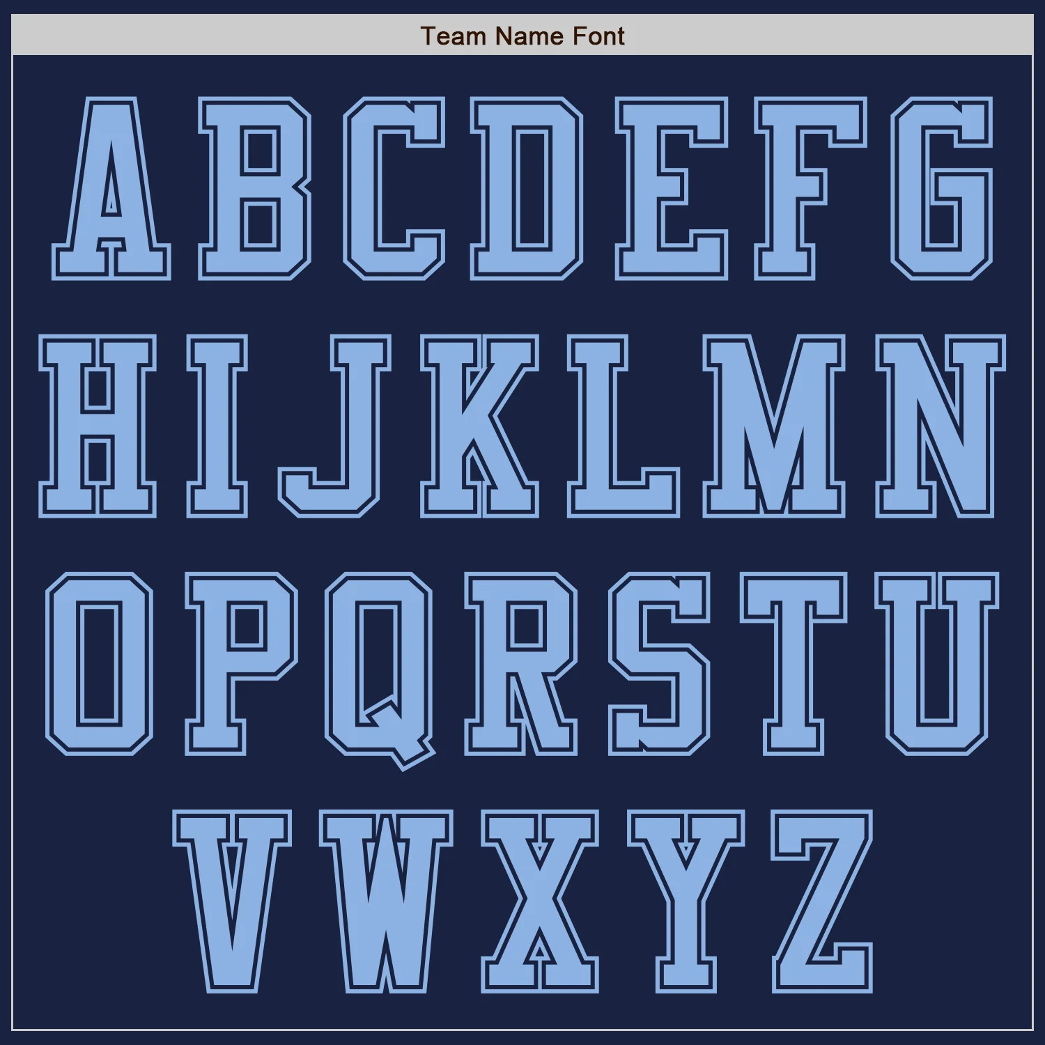 Custom Navy Light Blue Authentic Baseball Jersey - Image 3