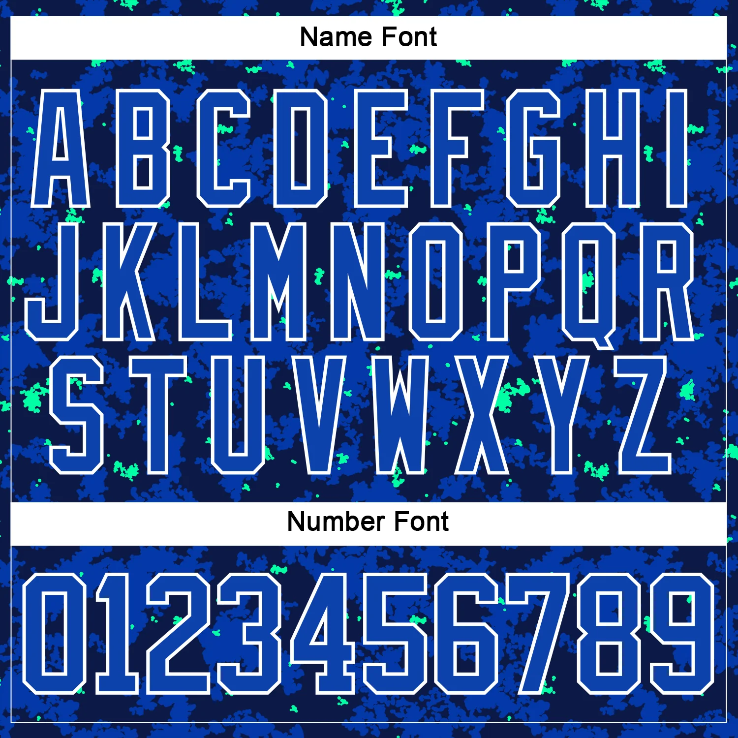 Custom Camo Thunder Blue Navy Green-White 3D Camouflage Flame Hockey Lace Neck Jersey - Image 7