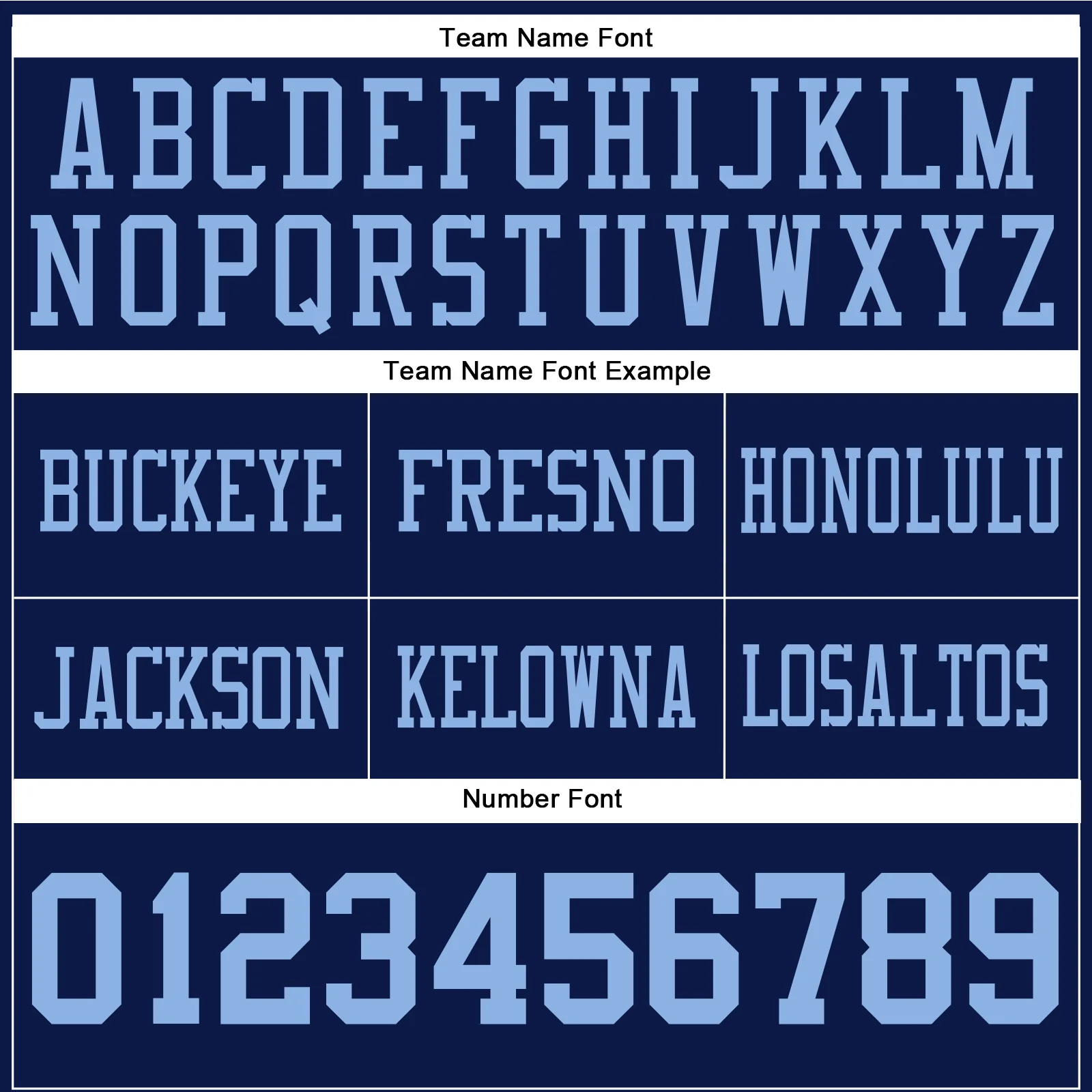 Custom Navy Light Blue Authentic Football Jersey - Image 4
