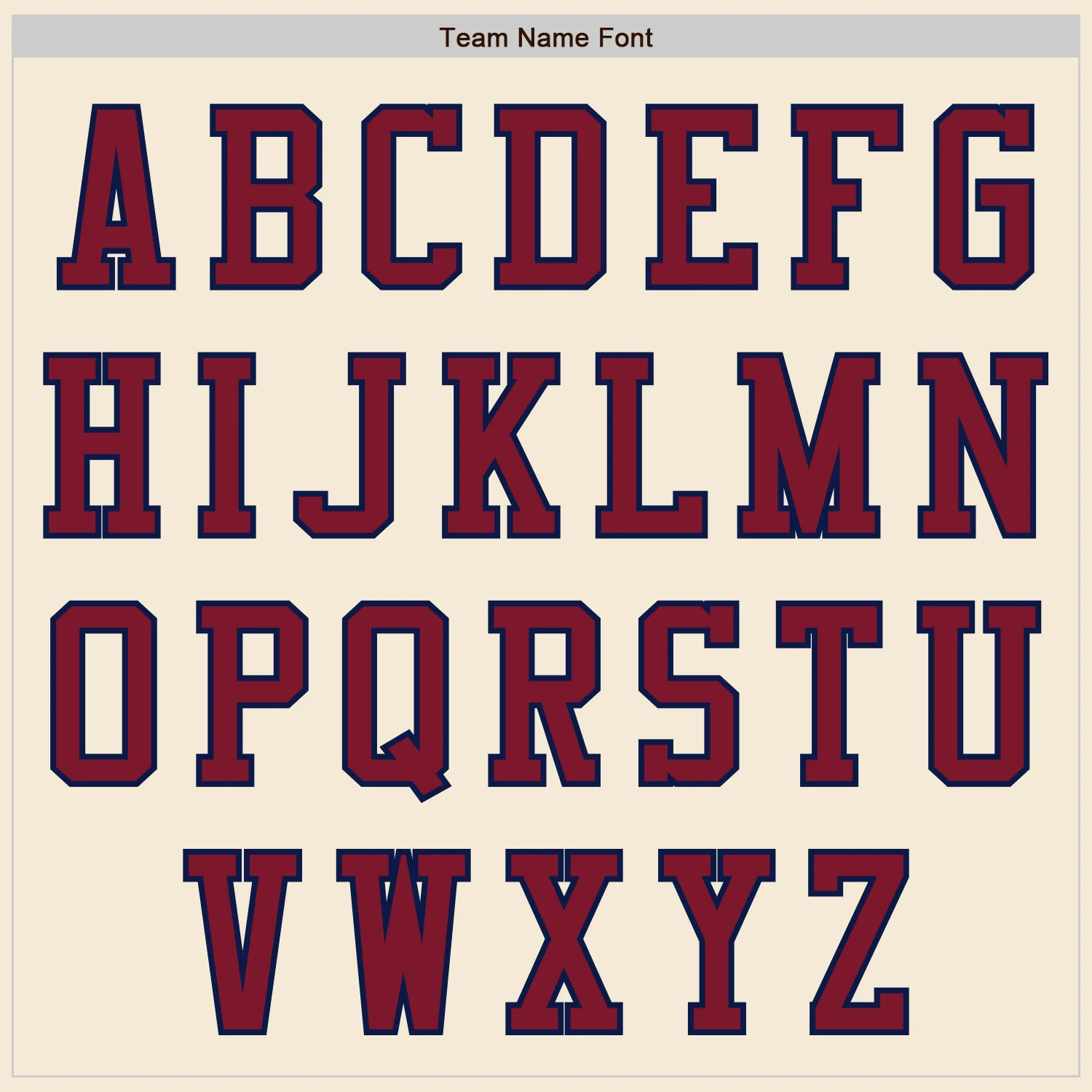 Custom Cream Crimson-Navy Authentic Baseball Jersey - Image 3