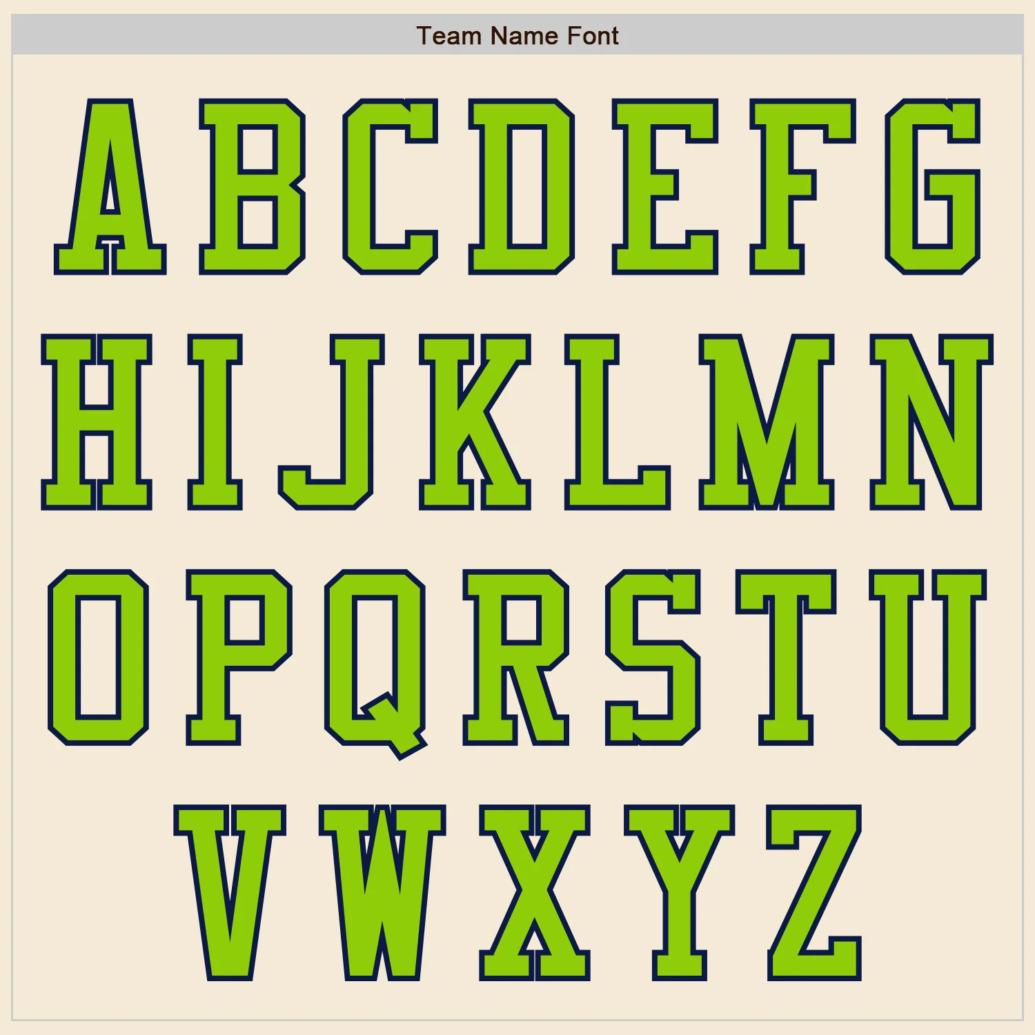 Custom Cream Neon Green-Navy Authentic Baseball Jersey - Image 3