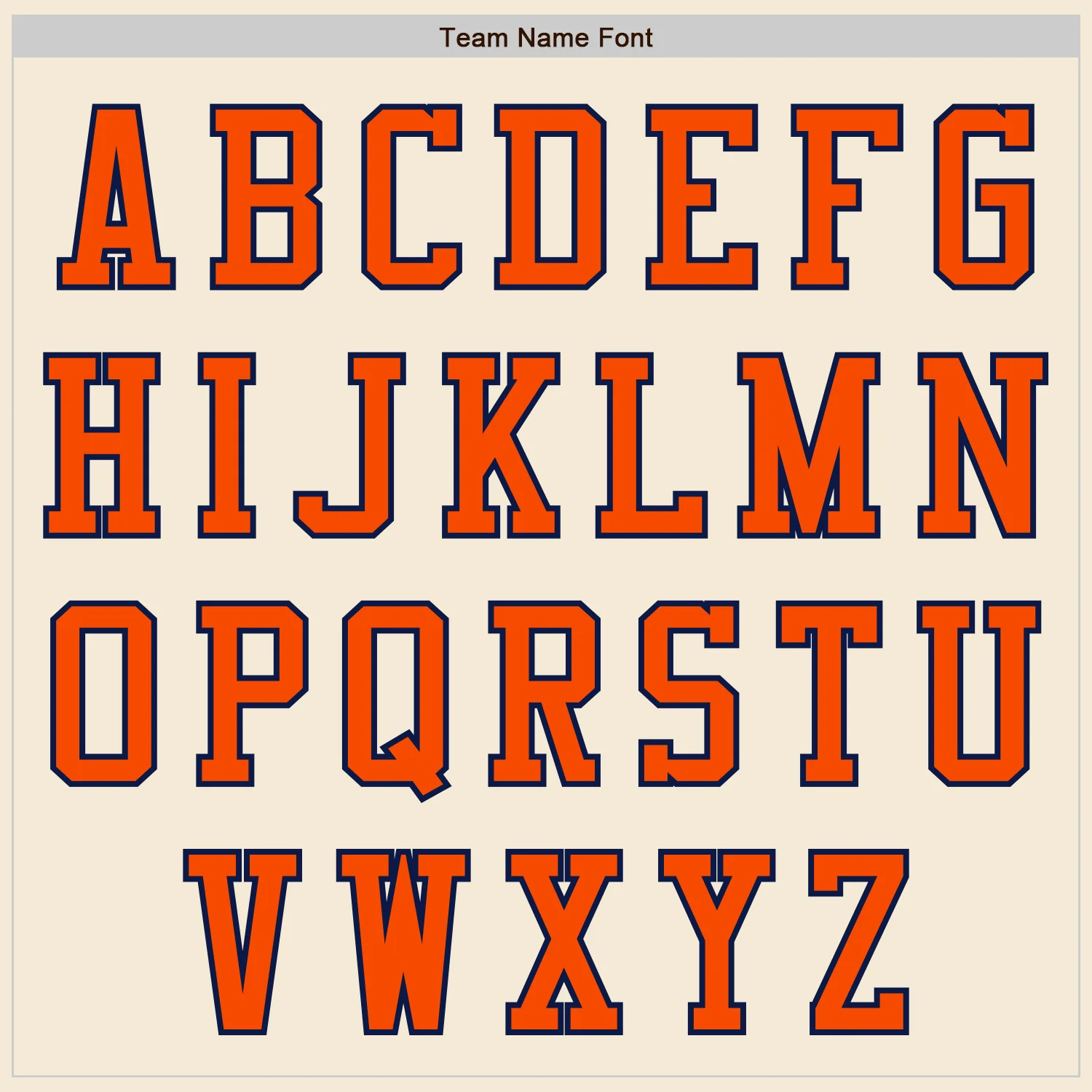 Custom Cream Orange-Navy Authentic Baseball Jersey - Image 3