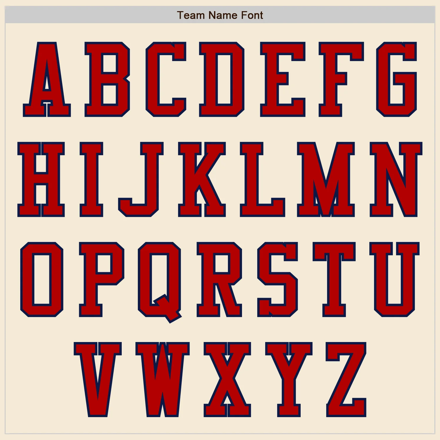 Custom Cream Red-Navy Authentic Baseball Jersey - Image 3