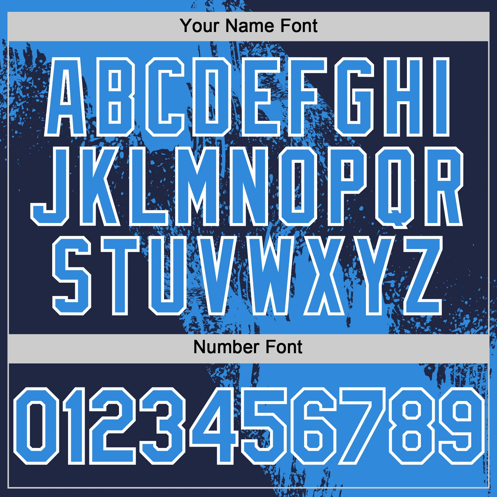 Custom Electric Blue Navy-White 3D Pattern Abstract Brush Stroke Two-Button Unisex Softball Jersey - Image 5