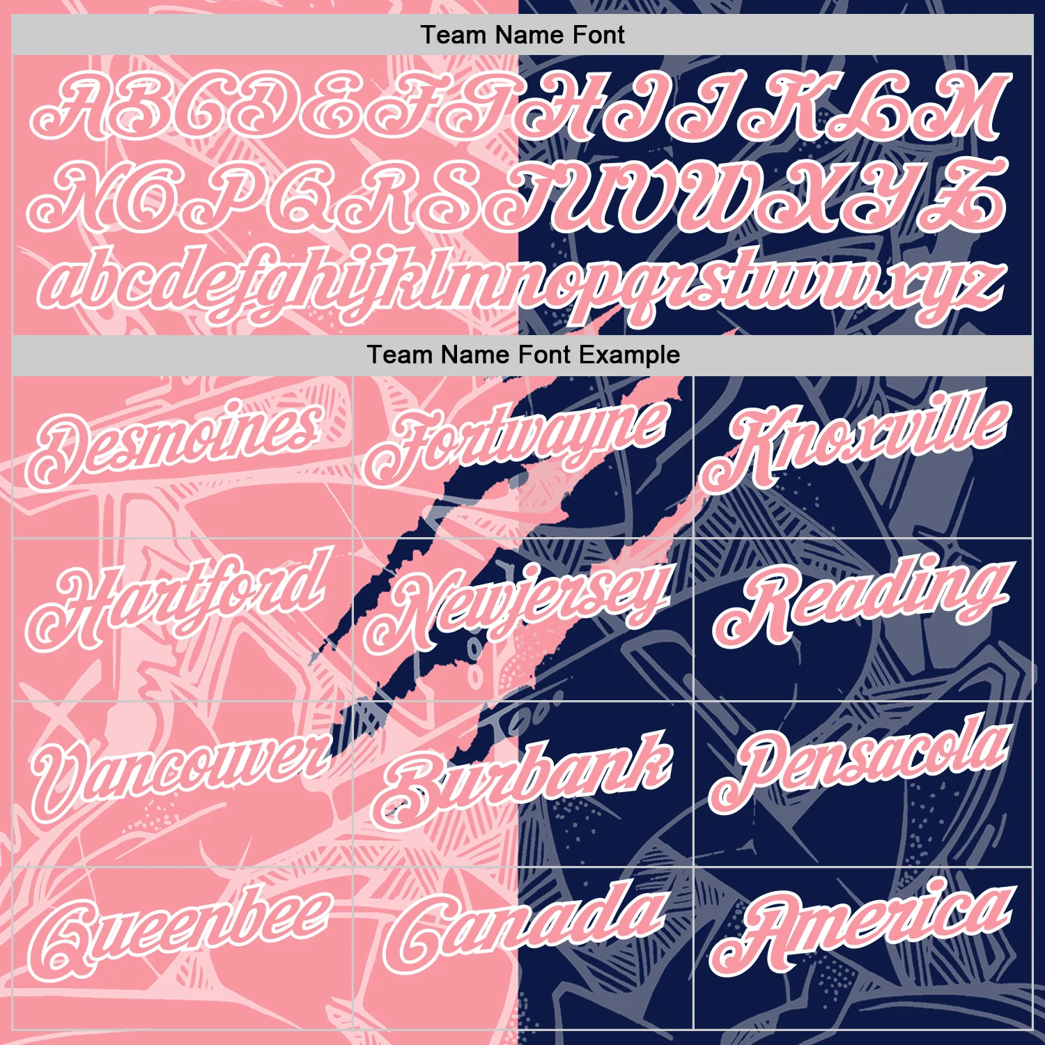 Custom Graffiti Pattern Medium Pink Navy-White 3D Scratch Performance Polo Shirt - Image 4
