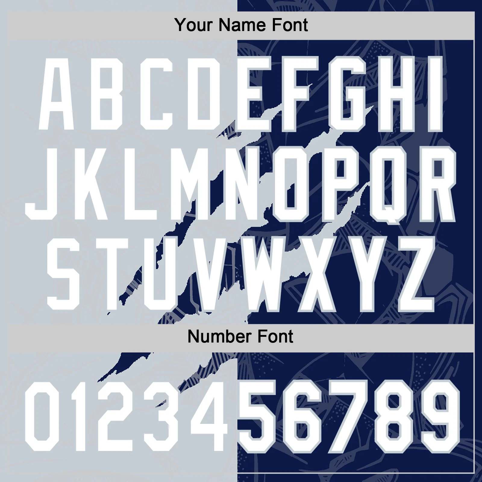 Custom Graffiti Pattern White Navy-Silver 3D Scratch Two-Button Unisex Softball Jersey - Image 5