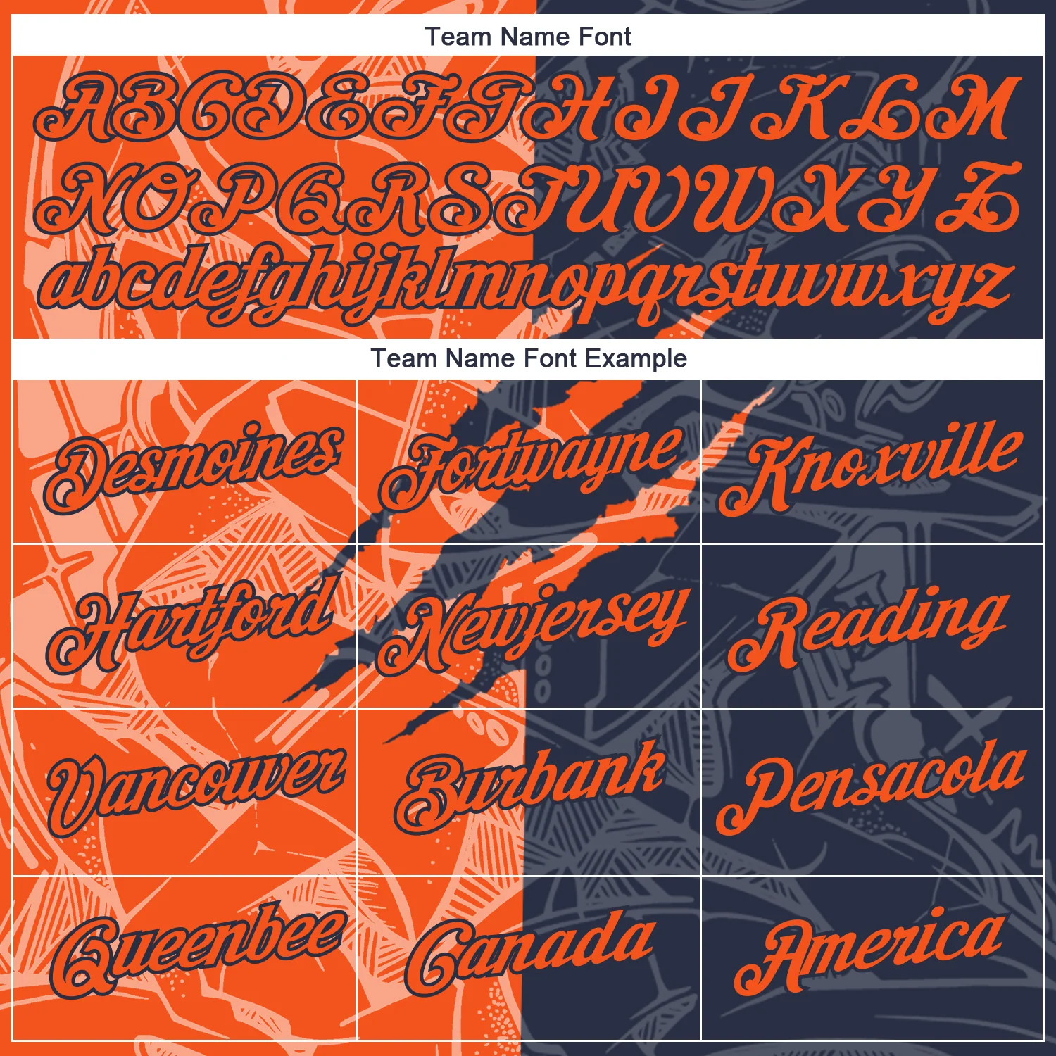 Custom Graffiti Pattern Orange-Navy Scratch 3D Performance T-Shirt - Image 3