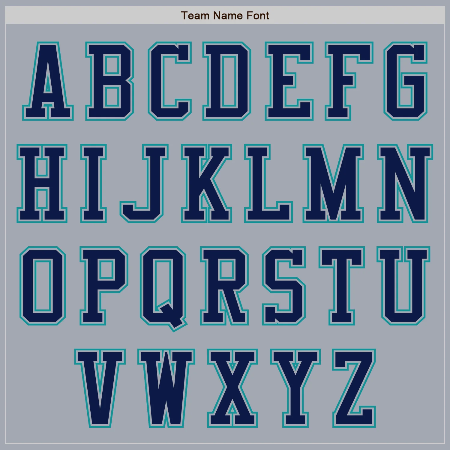 Custom Gray Navy-Teal Varsity Letterman Two Tone Zipper Jacket - Image 5