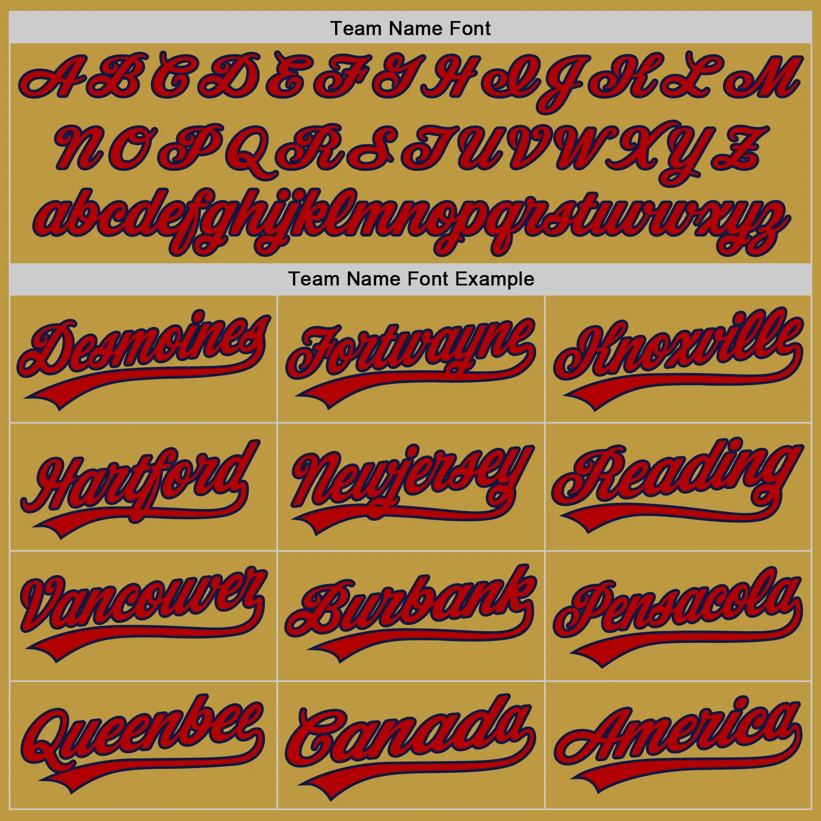 Custom Stitched Old Gold Red-Navy Baseball Pullover Sweatshirt Hoodie - Image 3