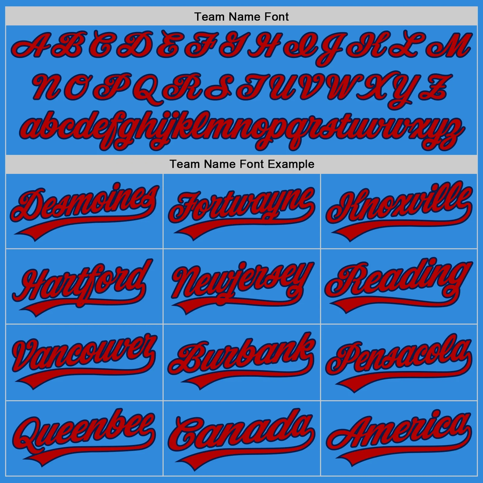 Custom Stitched Powder Blue Red-Navy Baseball Pullover Sweatshirt Hoodie - Image 3
