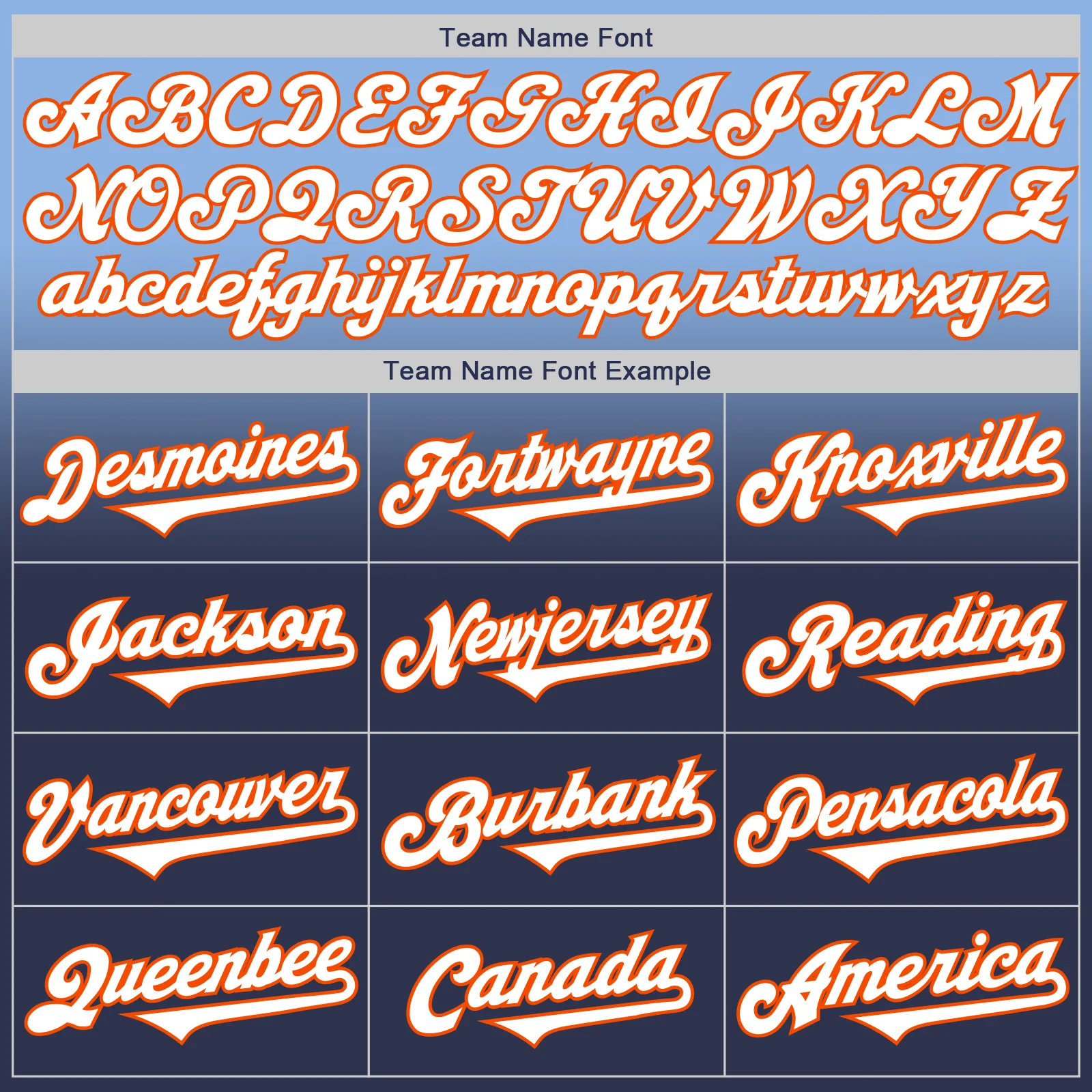 Custom Light Blue Navy-Orange Authentic Fade Fashion Baseball Jersey - Image 4